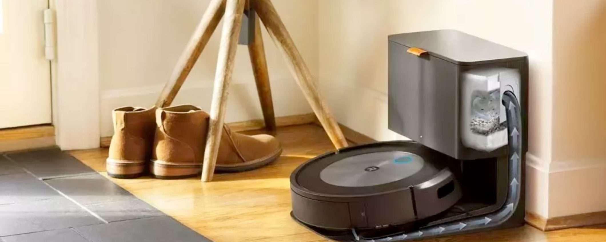 L'ECCELLENTE robot aspirapolvere iRobot Roomba j7+ al 33% in meno su Amazon