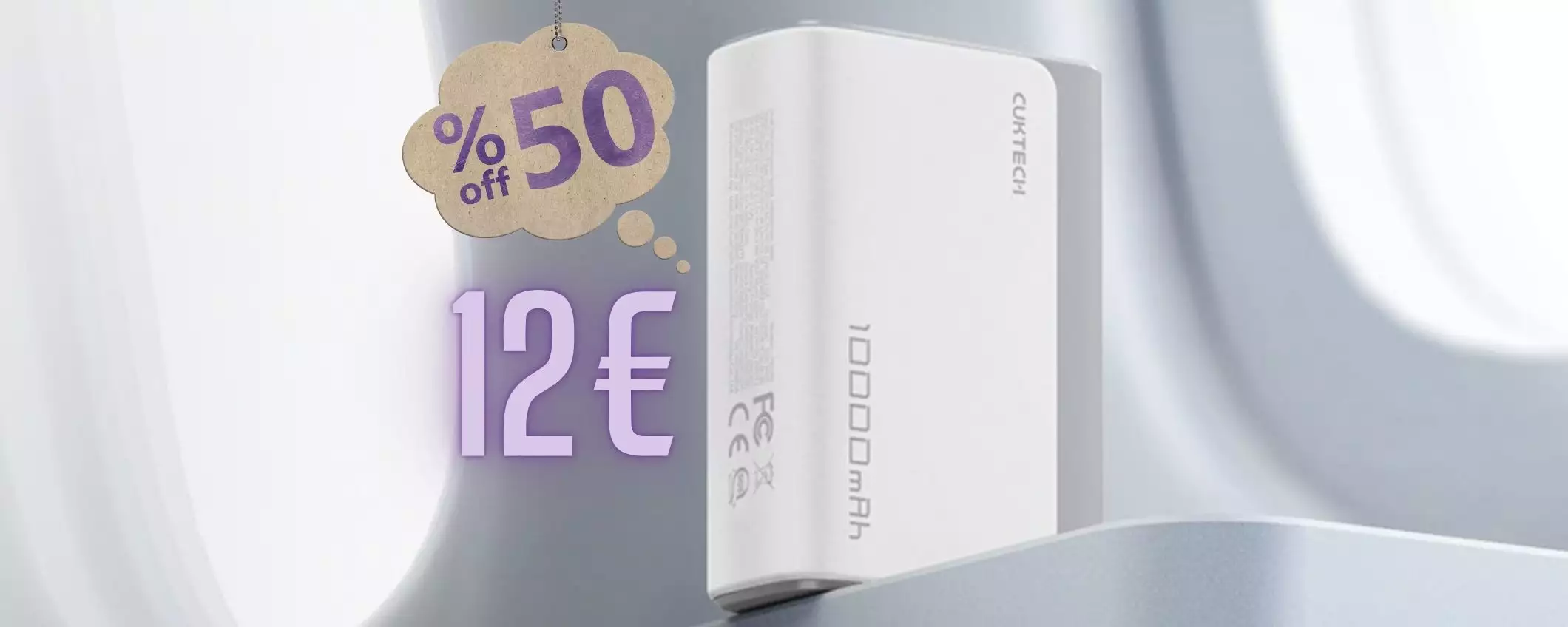 Mini Power Bank da 30W con 2 uscite in sconto a metà prezzo (solo 12€)