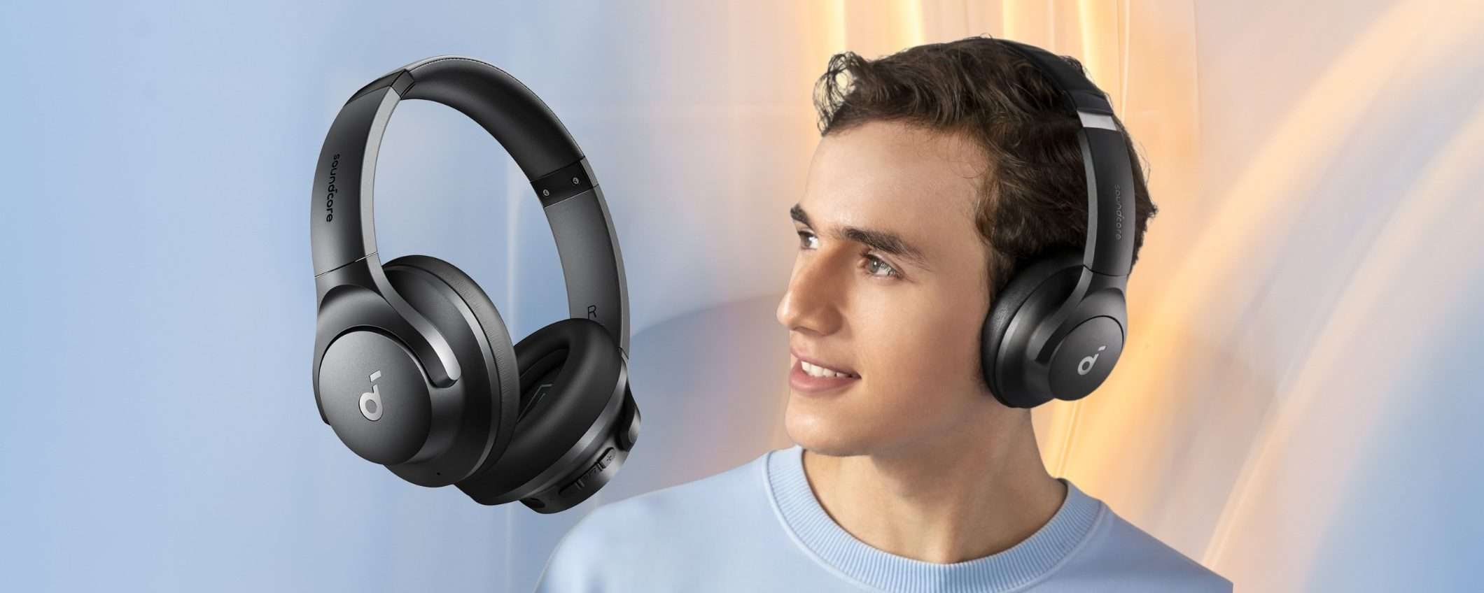 Musica meravigliosa e chiamate top con le cuffie wireless Soundcore Q20i