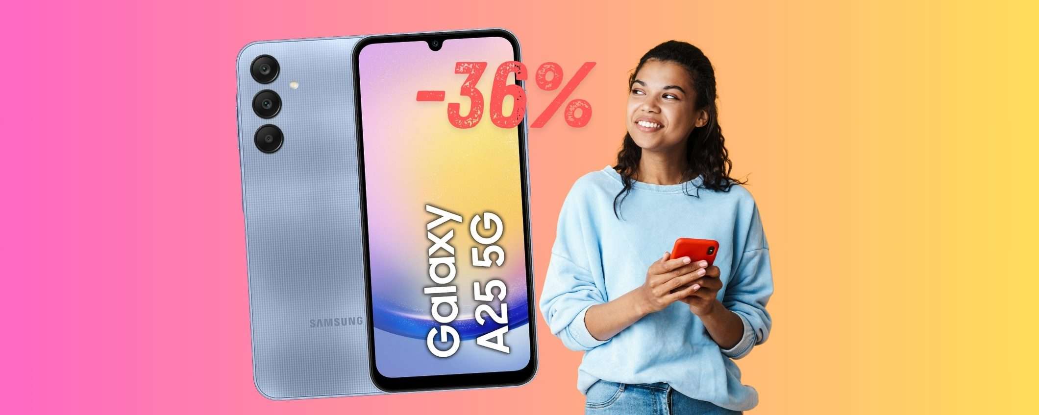 Samsung Galaxy A25 5G (8/256GB): lo smartphone che vogliono tutti