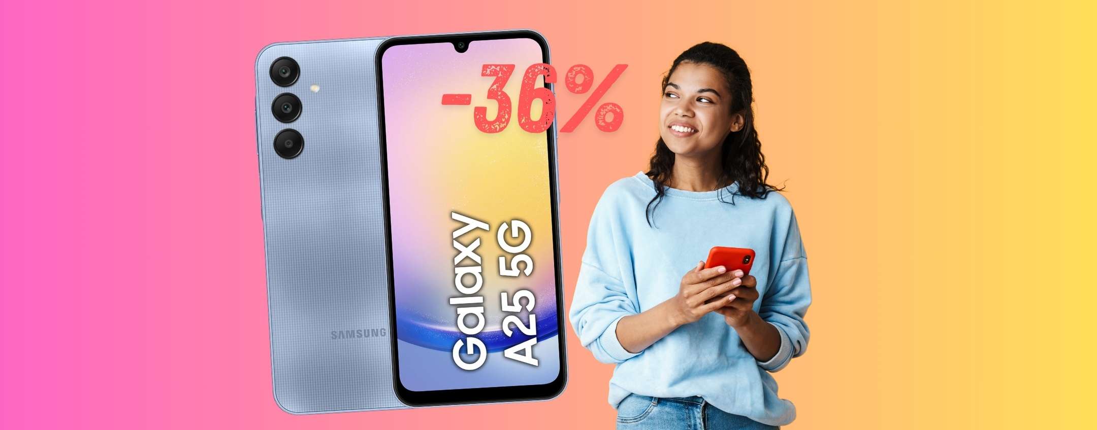 Samsung Galaxy A25 5G (8/256GB): lo smartphone che vogliono tutti