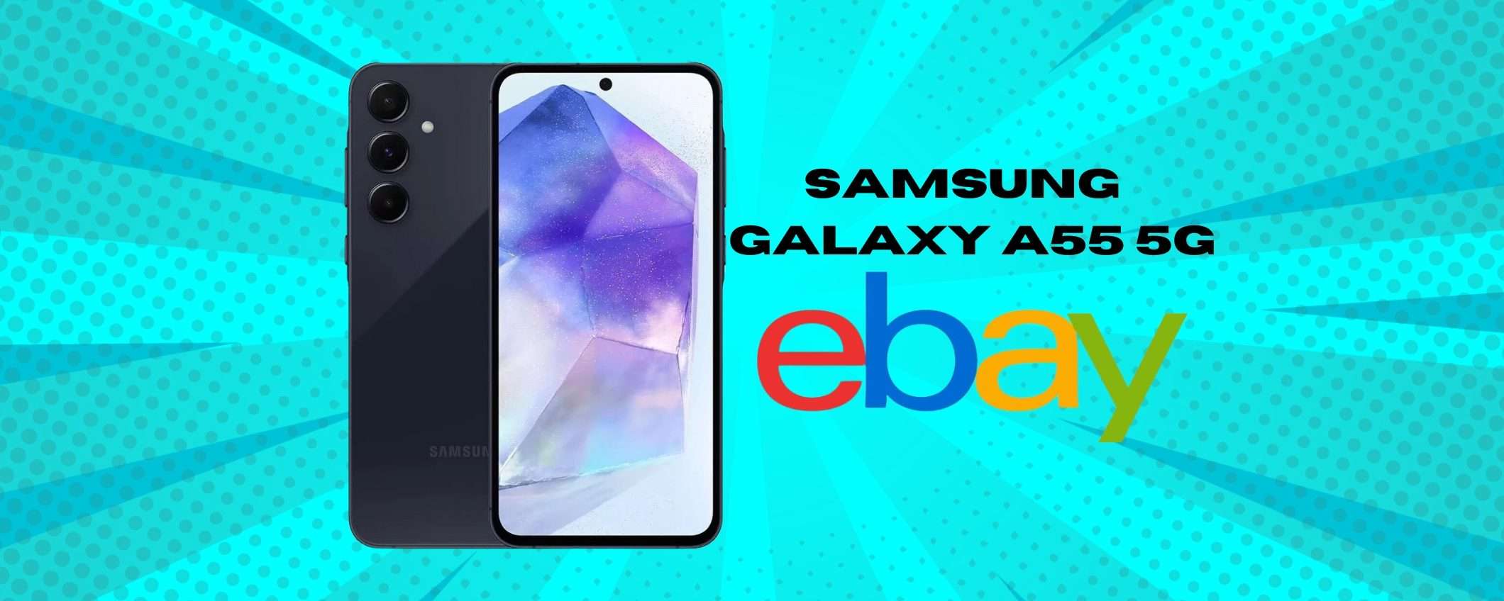 Samsung Galaxy A55 5G da 256GB: super smartphone in super sconto