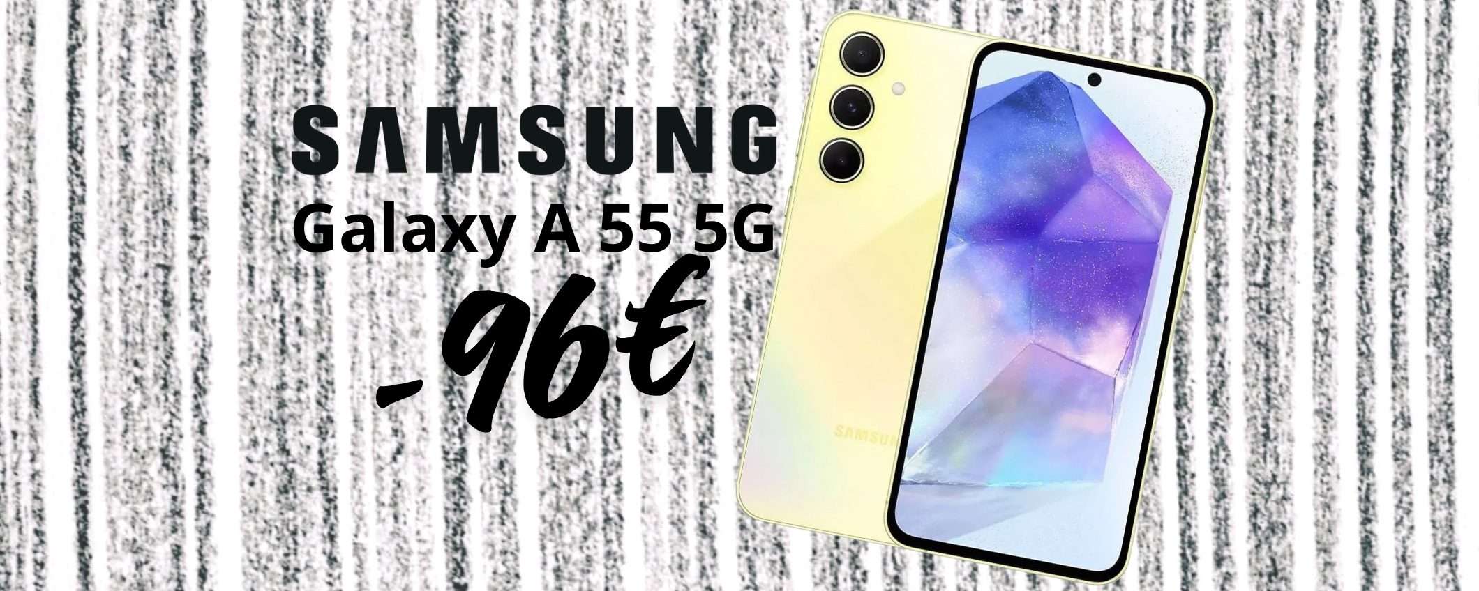 Samsung Galaxy A55 5G: con il codice segreto tuo a pochissimo