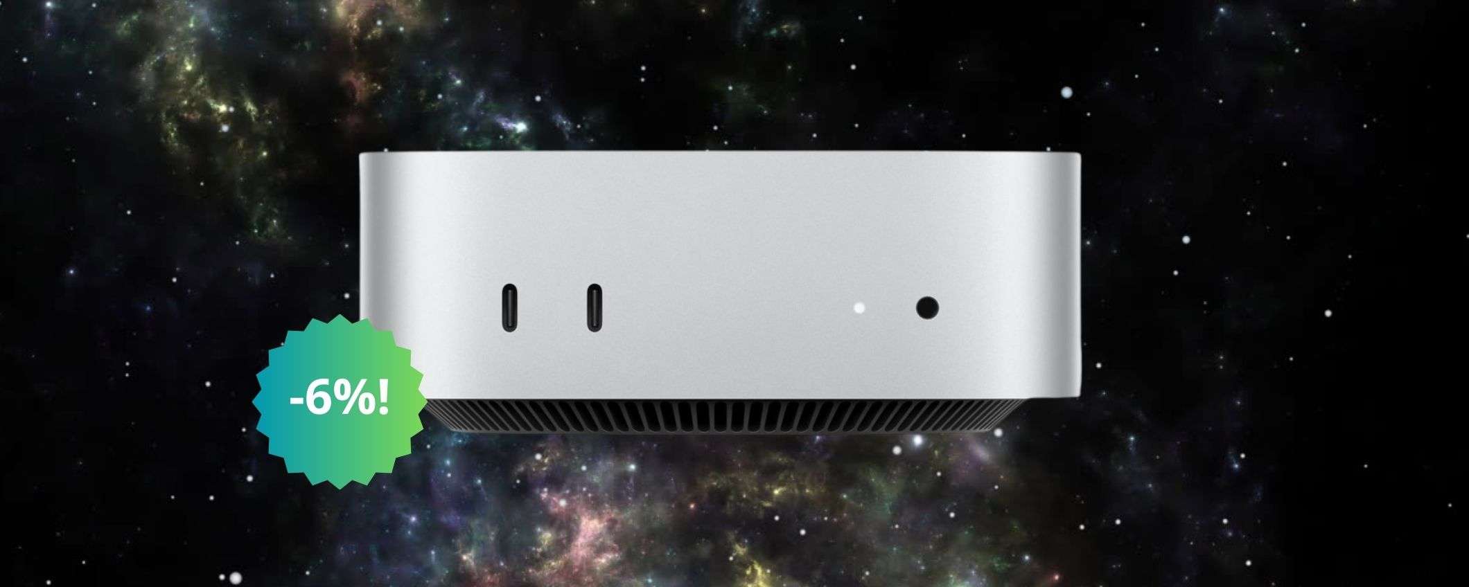 Mac mini con chip M4: tutta la potenza Apple ad un prezzo scontato