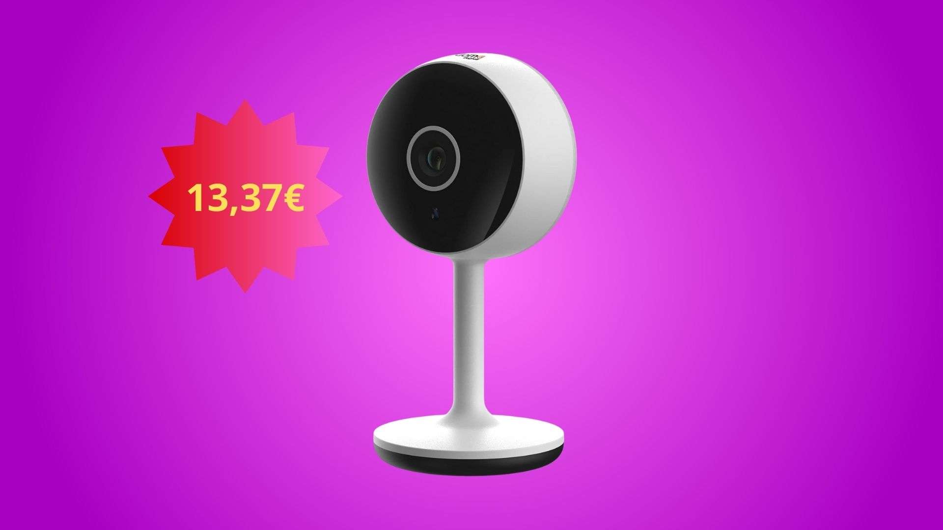 Telecamera Wi-Fi Dom-e, offerta clamorosa: sicurezza domestica a meno di 14€!