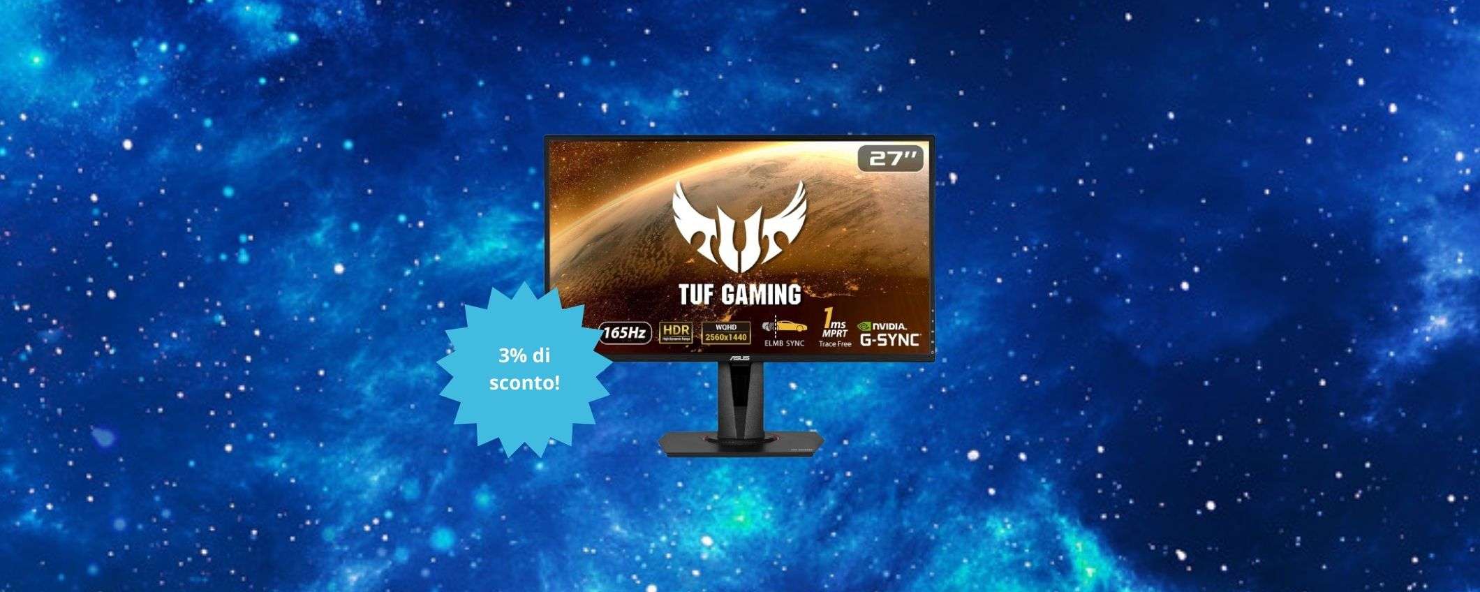 ASUS TUF il monitor da gaming che cercavi: qualità incredibile a un prezzo bomba