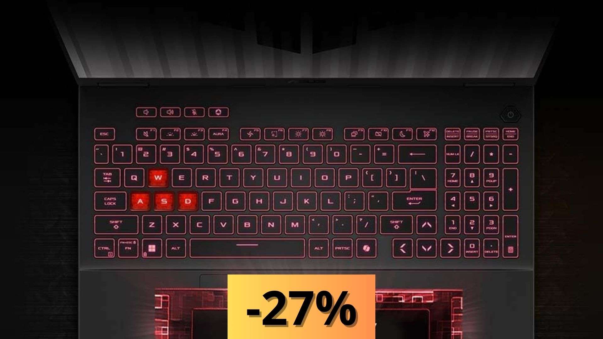 Asus TUF Gaming A16: risparmia il 27% sul laptop da gaming con RTX 4060