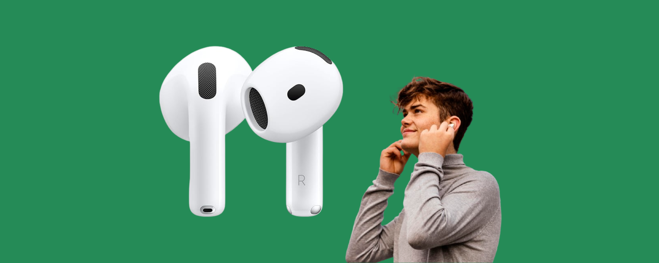 Sconto Amazon: Apple AirPods 4 a 129 euro