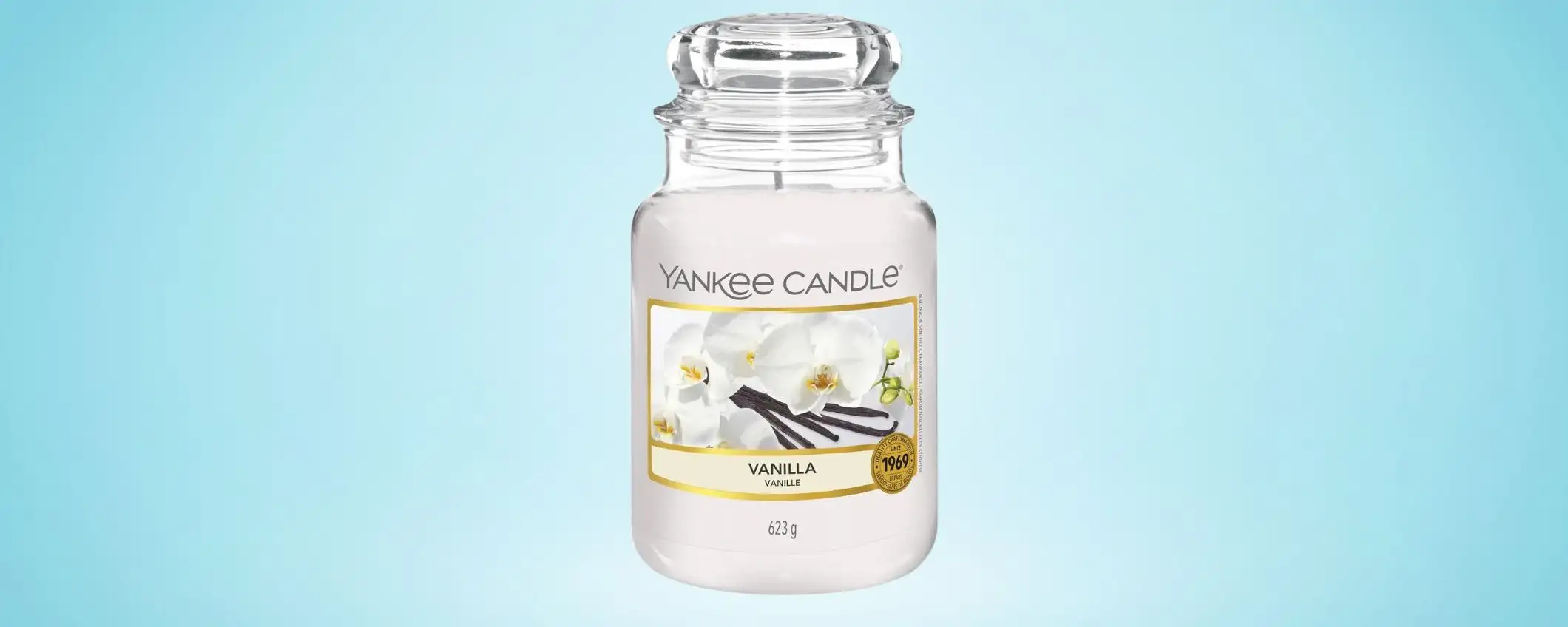 Candela profumata Yankee Candle alla vaniglia: sconto a tempo su Amazon (-28%)