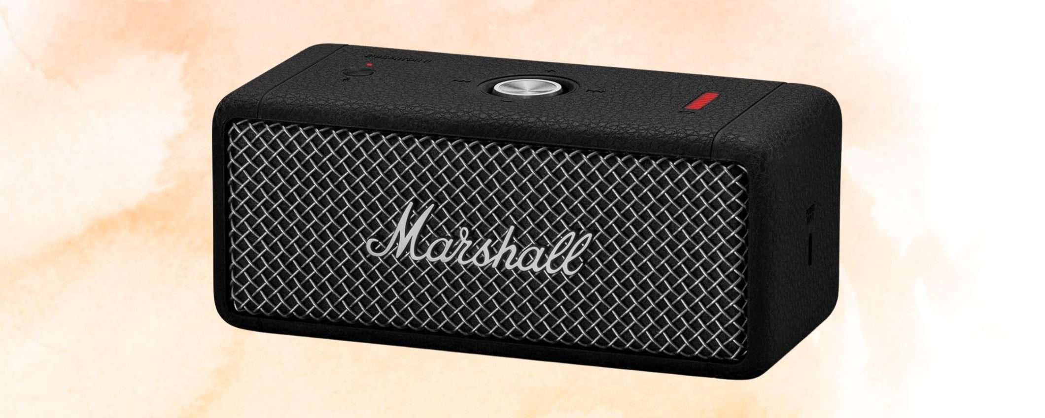 Cassa bluetooth Marshall Emberton II in sconto clamoroso del 45% su Amazon