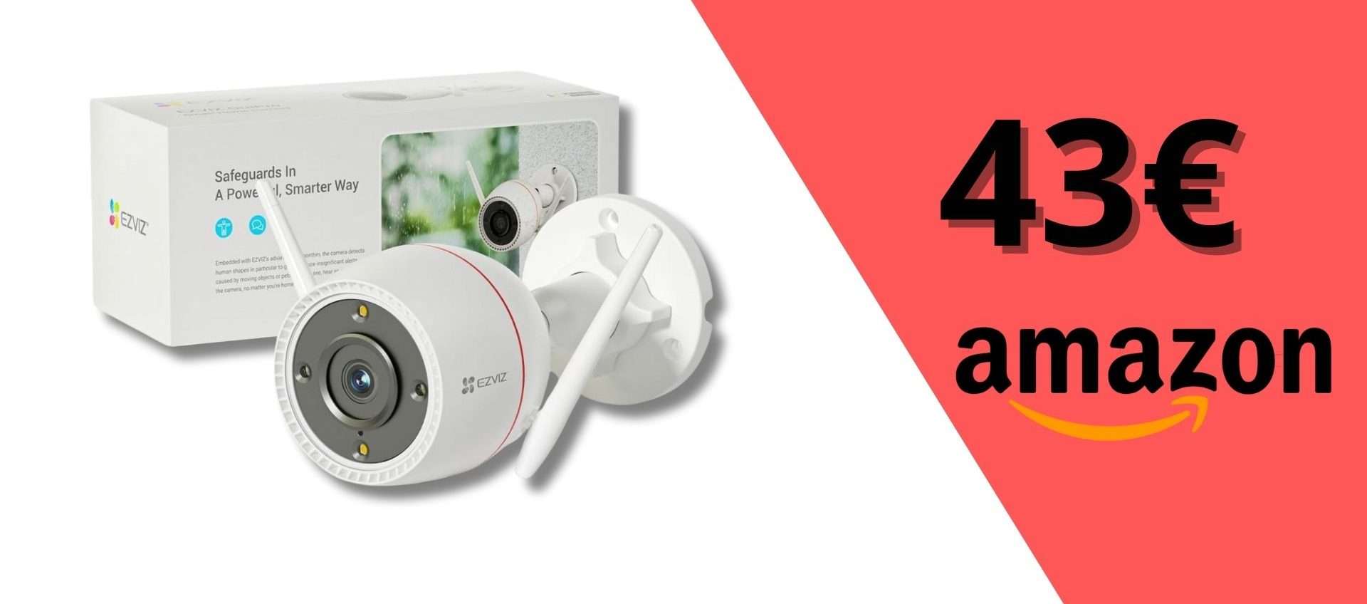 Ezviz Outpro: la telecamera di sicurezza definitiva con DOPPIO SCONTO su Amazon