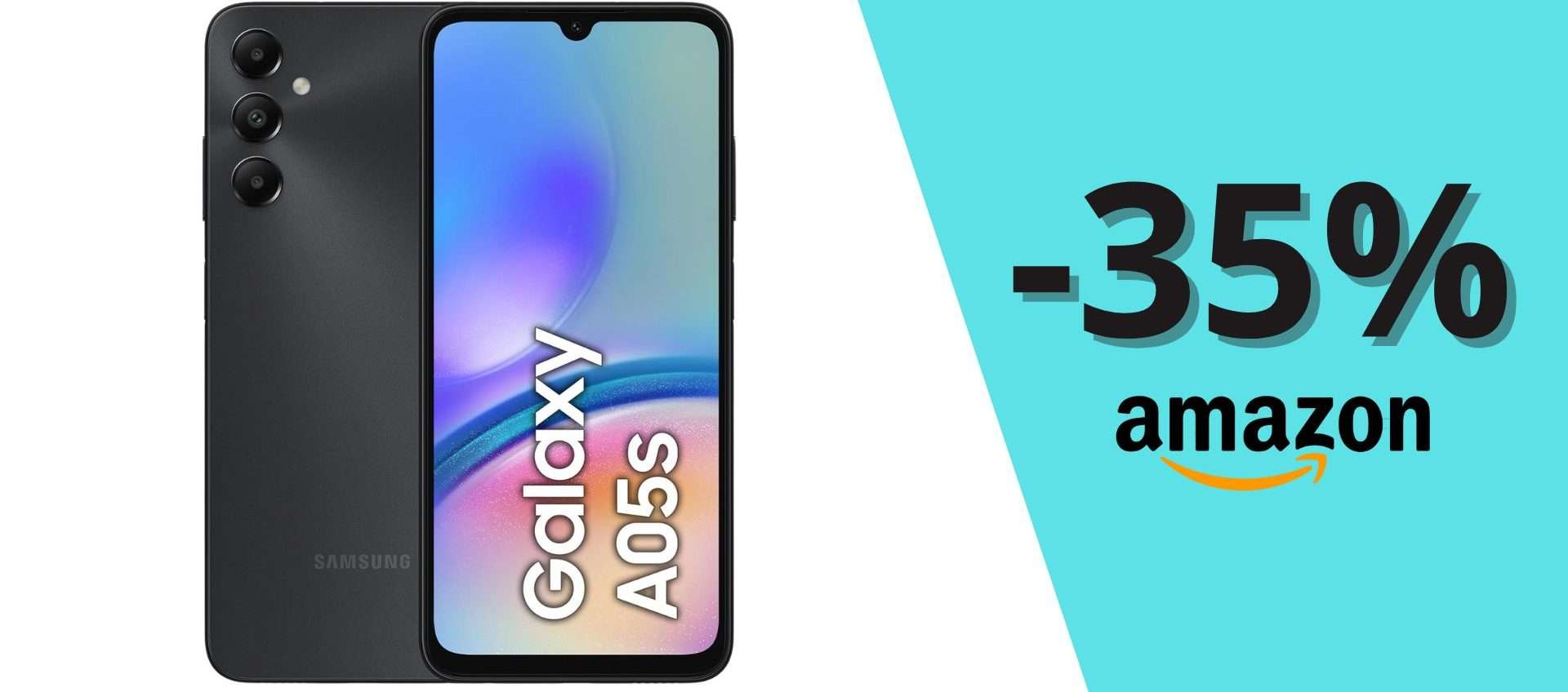 Samsung Galaxy A05s mai così ECONOMICO: in offerta ad appena 116€