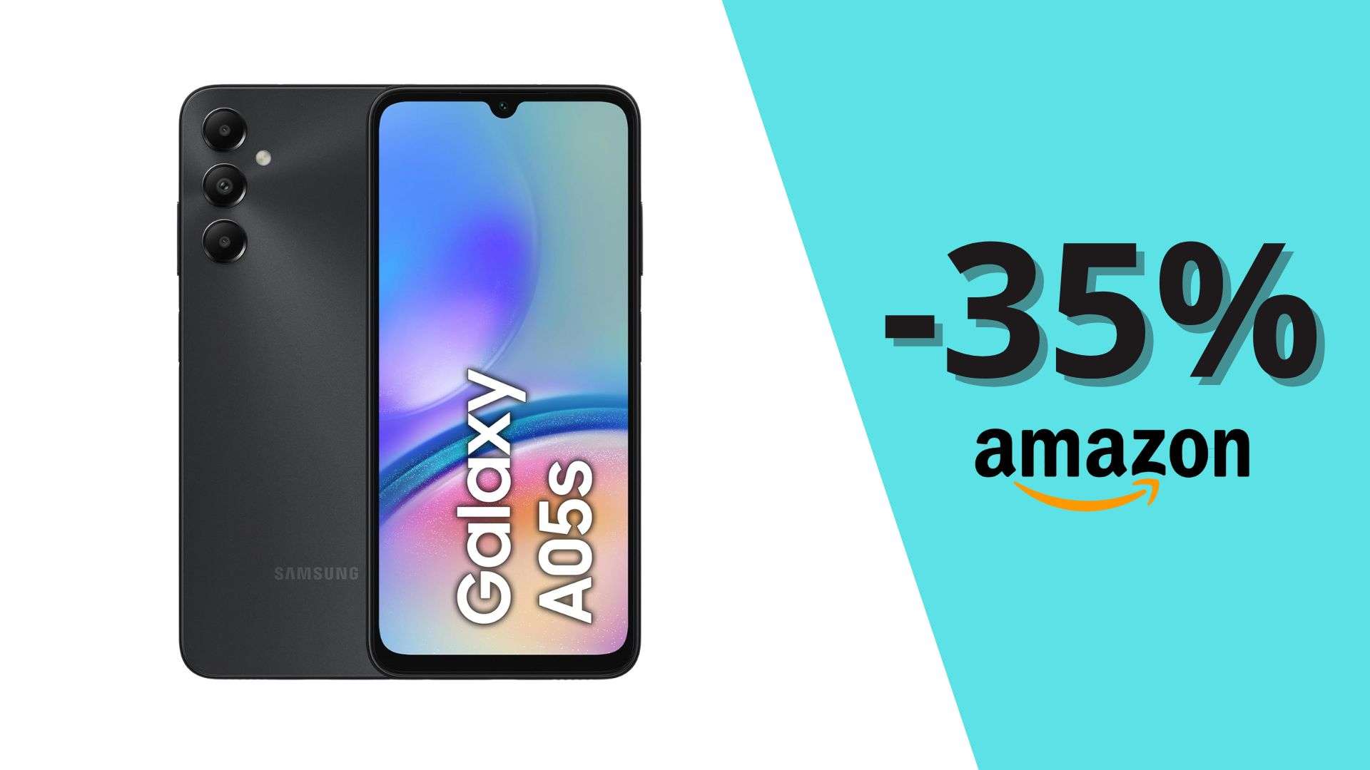 Samsung Galaxy A05s mai così ECONOMICO: in offerta ad appena 116€