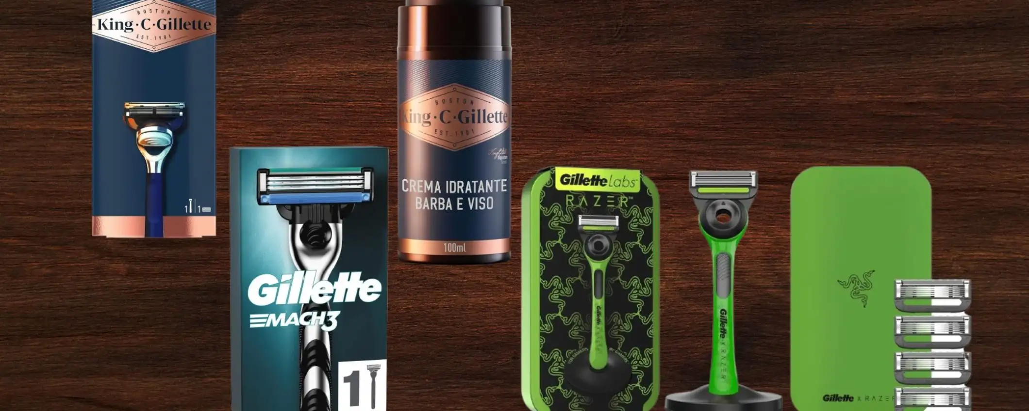 Gillette sconti super WOW su Amazon: occasioni imperdibili a partire da 5,98€