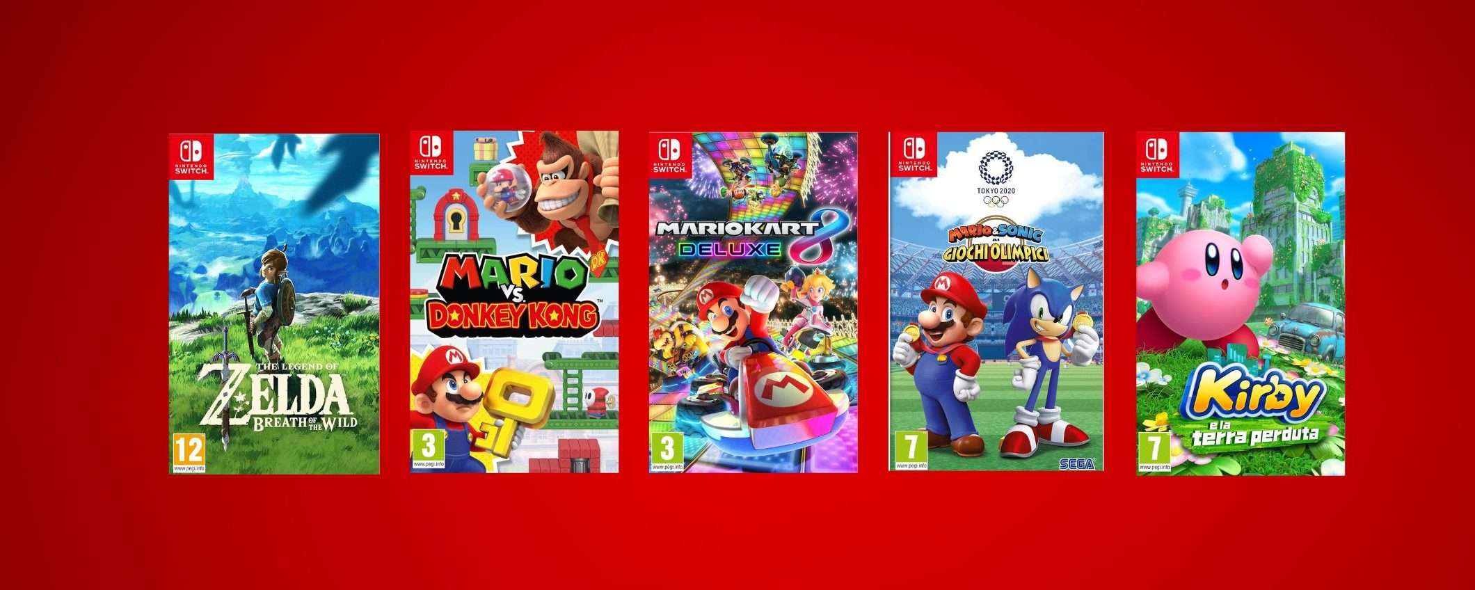 Giochi Nintendo Switch in offerta su Amazon: super occasioni da non perdere