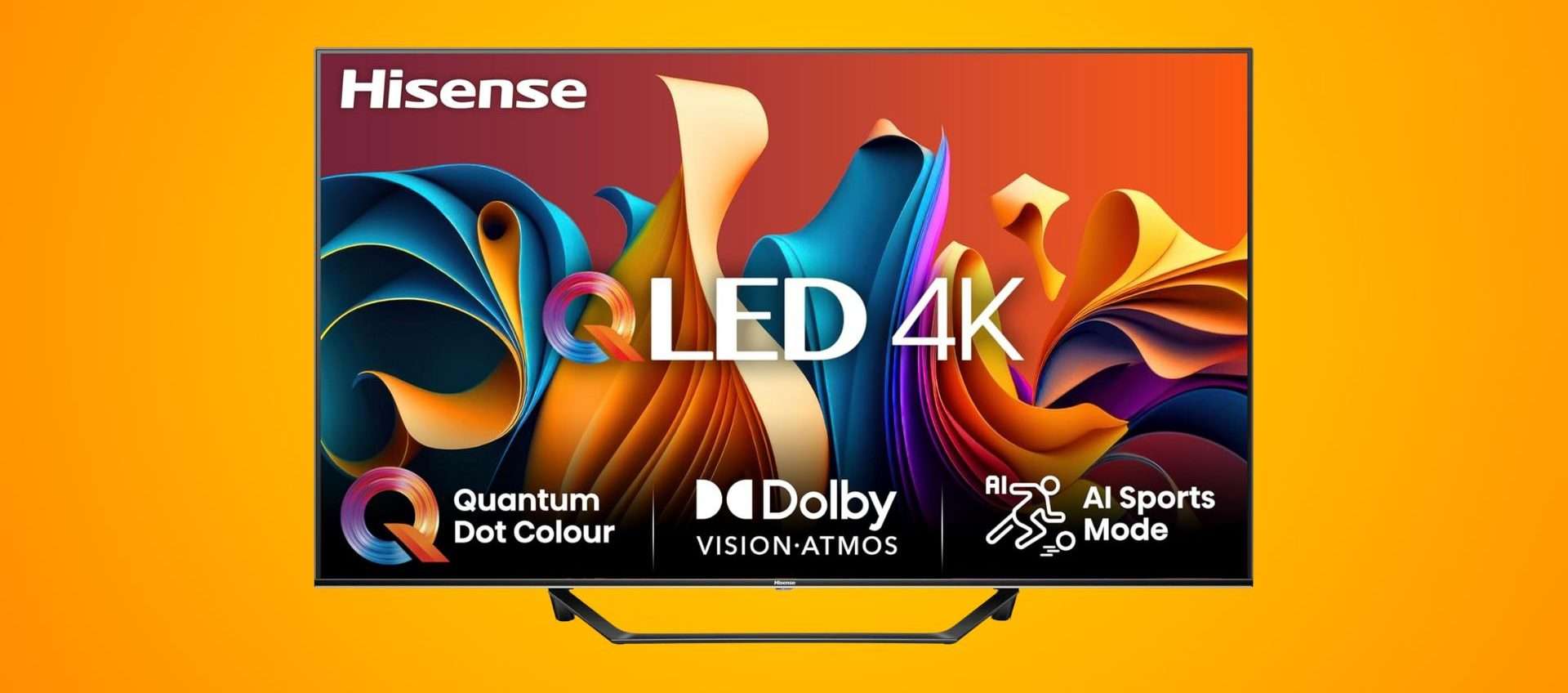 Il televisore Hisense QLED 4K da 43