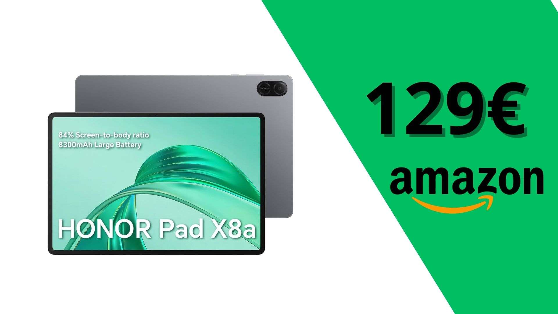 Honor Pad X8a a 129€: tablet Android 14 da 11 pollici con MAXI sconto del 24%