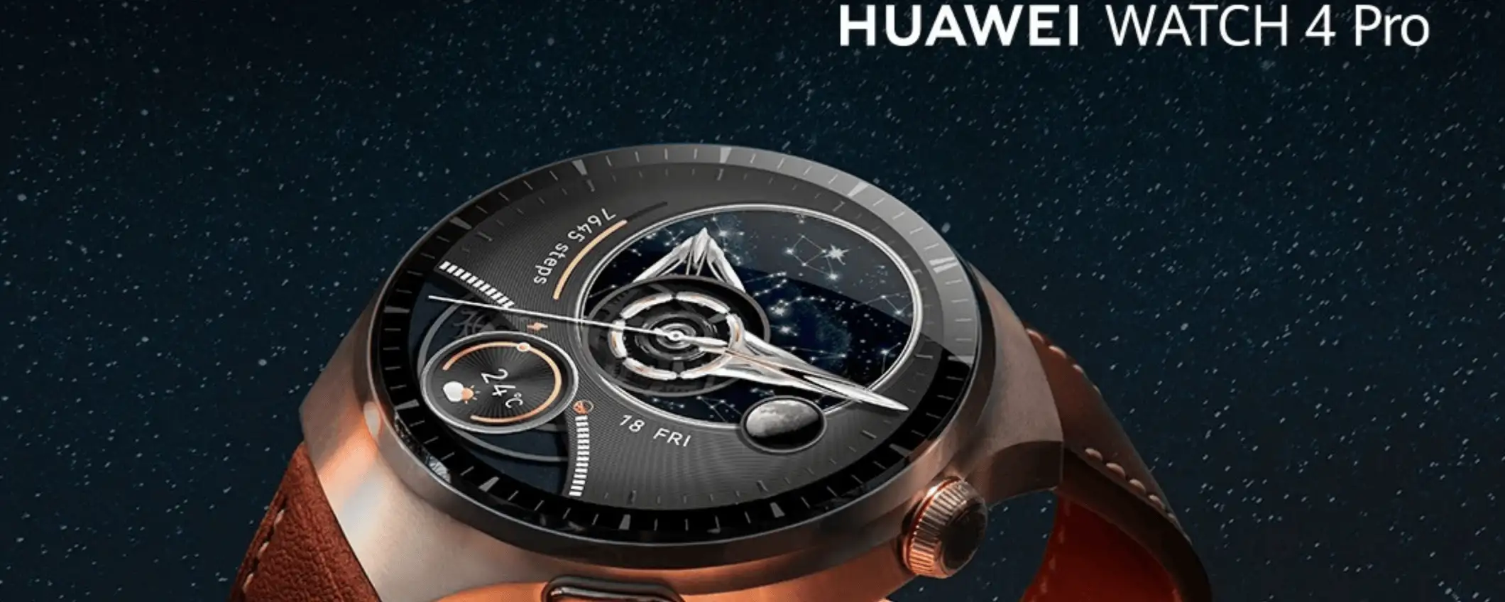 Huawei Watch 4 Pro: titanio e pelle per lo smartwatch top in offerta oggi