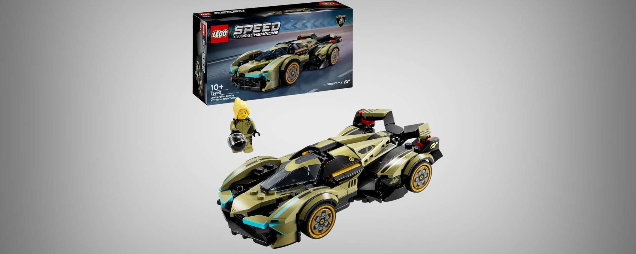 Lamborghini Lambo V12 Vision GT: la macchina LEGO è in sconto a 20 euro