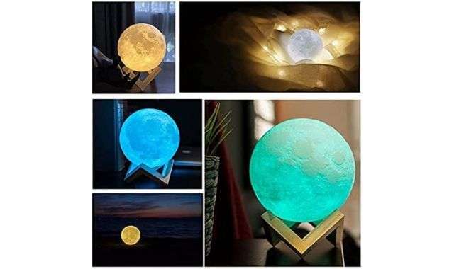 Lampada Luna 3D