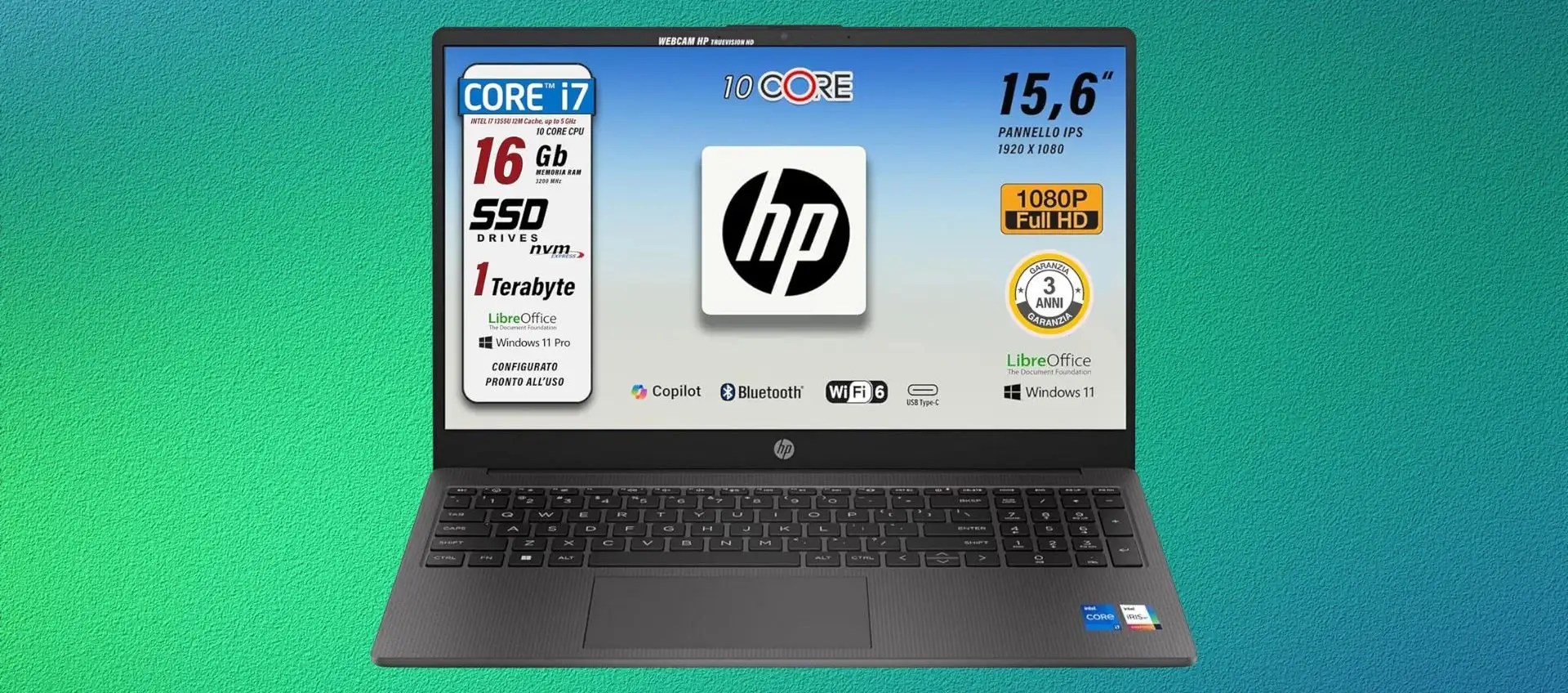 Laptop HP 250 G9 ad un prezzo da sogno: con il coupon è tuo a 729€ (Amazon)