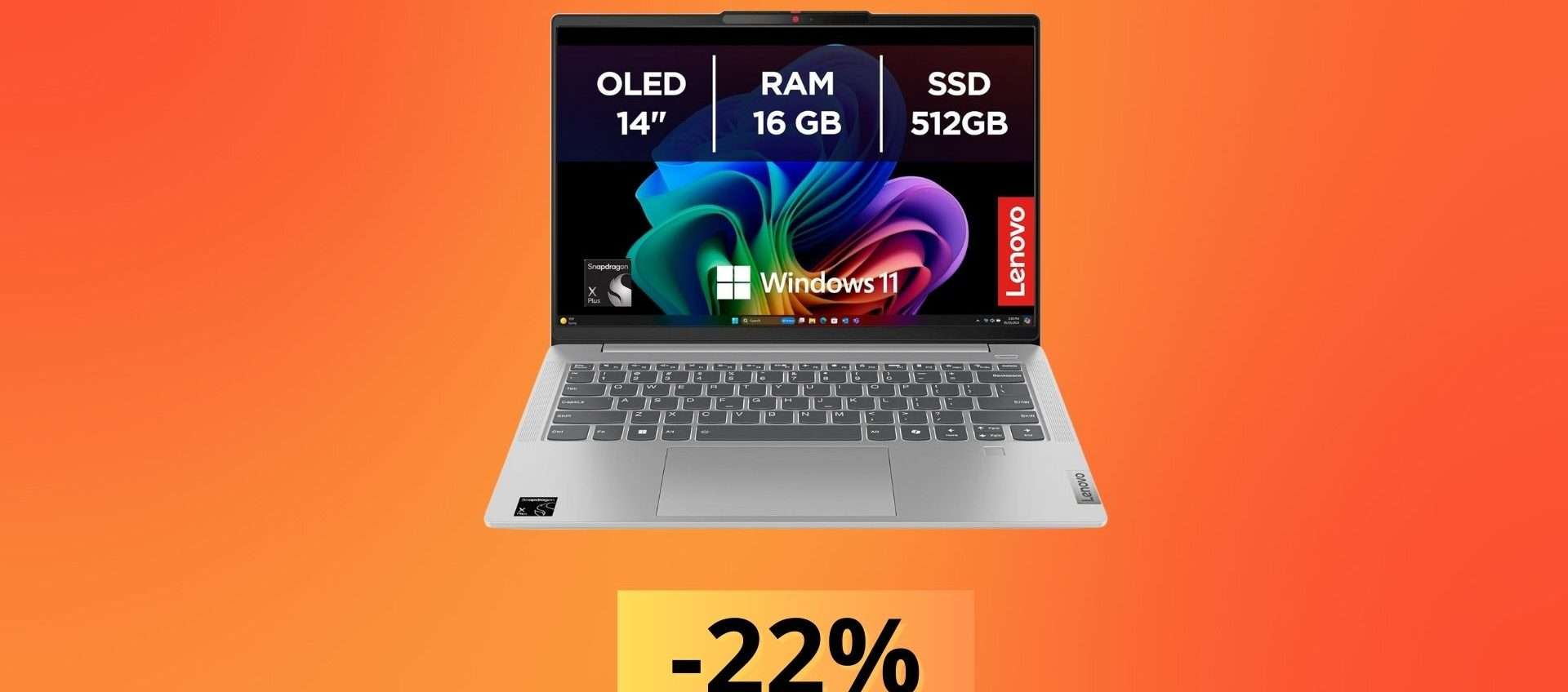 Lenovo IdeaPad in offerta: oggi lo paghi appena 775€ (-22%)