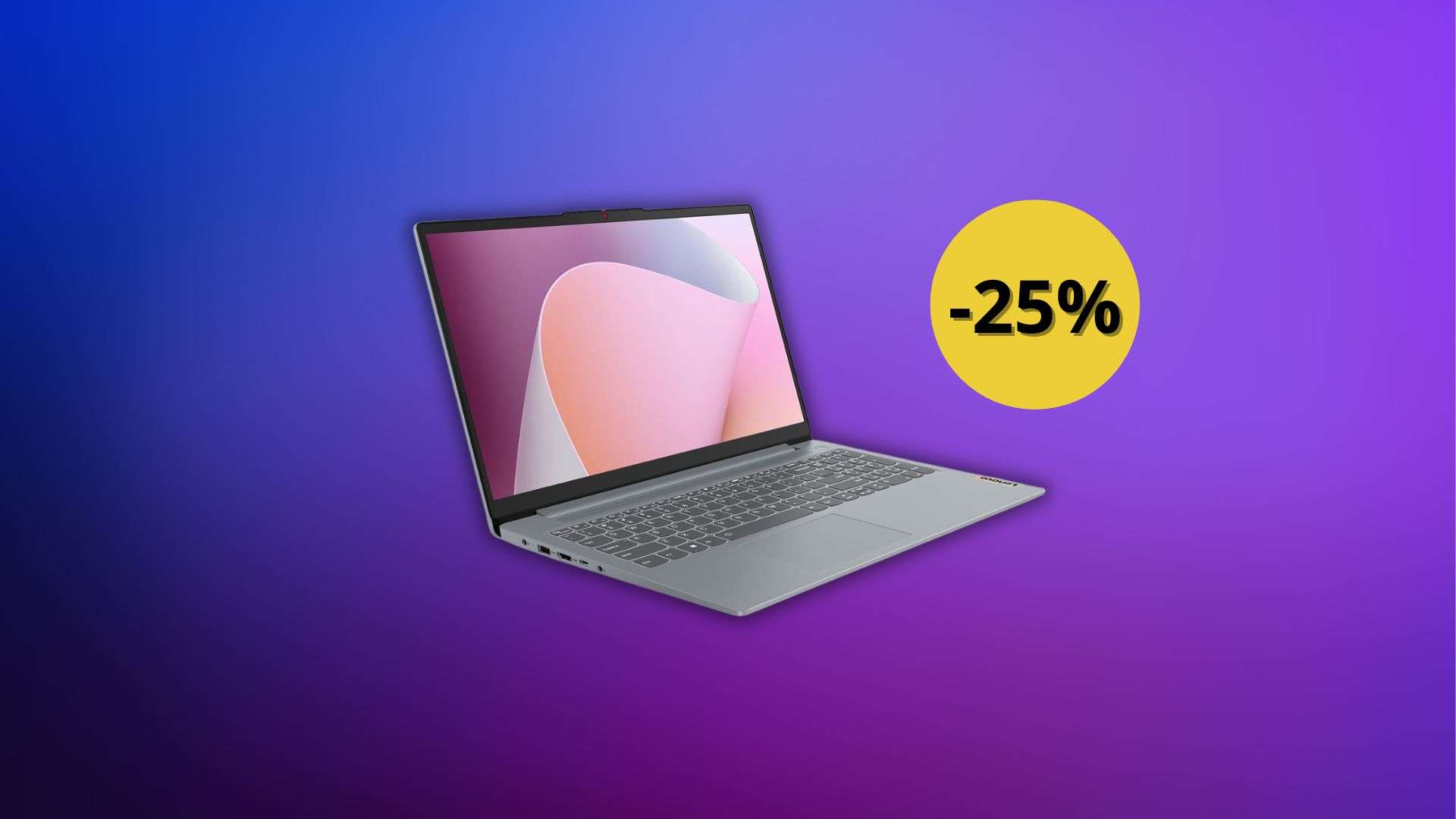 Lenovo IdeaPad Slim, oggi lo paghi 597€ (25%): perfetto per lavoro e studio