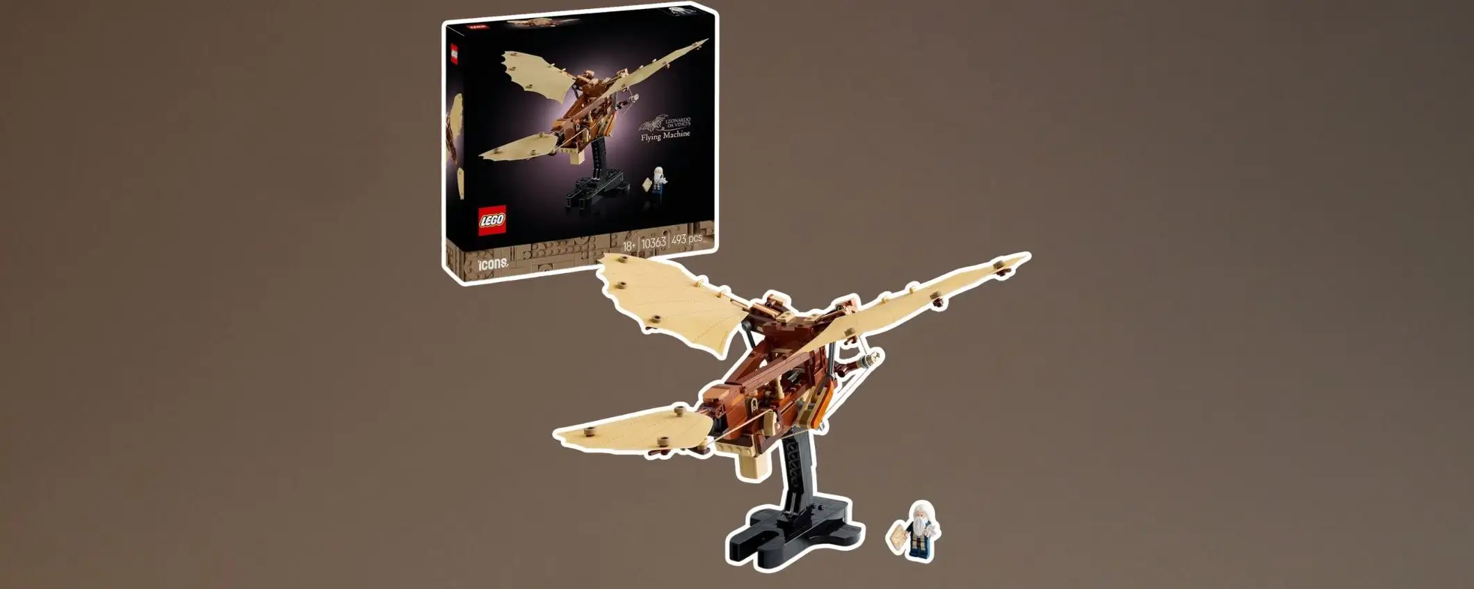 La Macchina Volante di Leonardo da Vinci LEGO è in offerta su Amazon