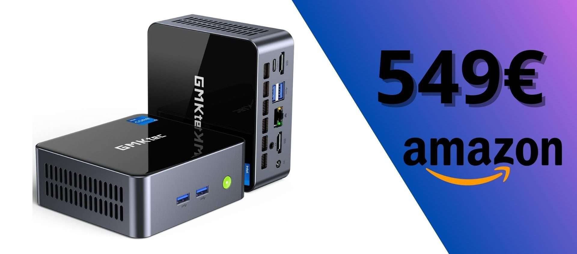 GMKtec M3 Plus: a soli 549€ (-20%) è il MINI PC da prendere SUBITO