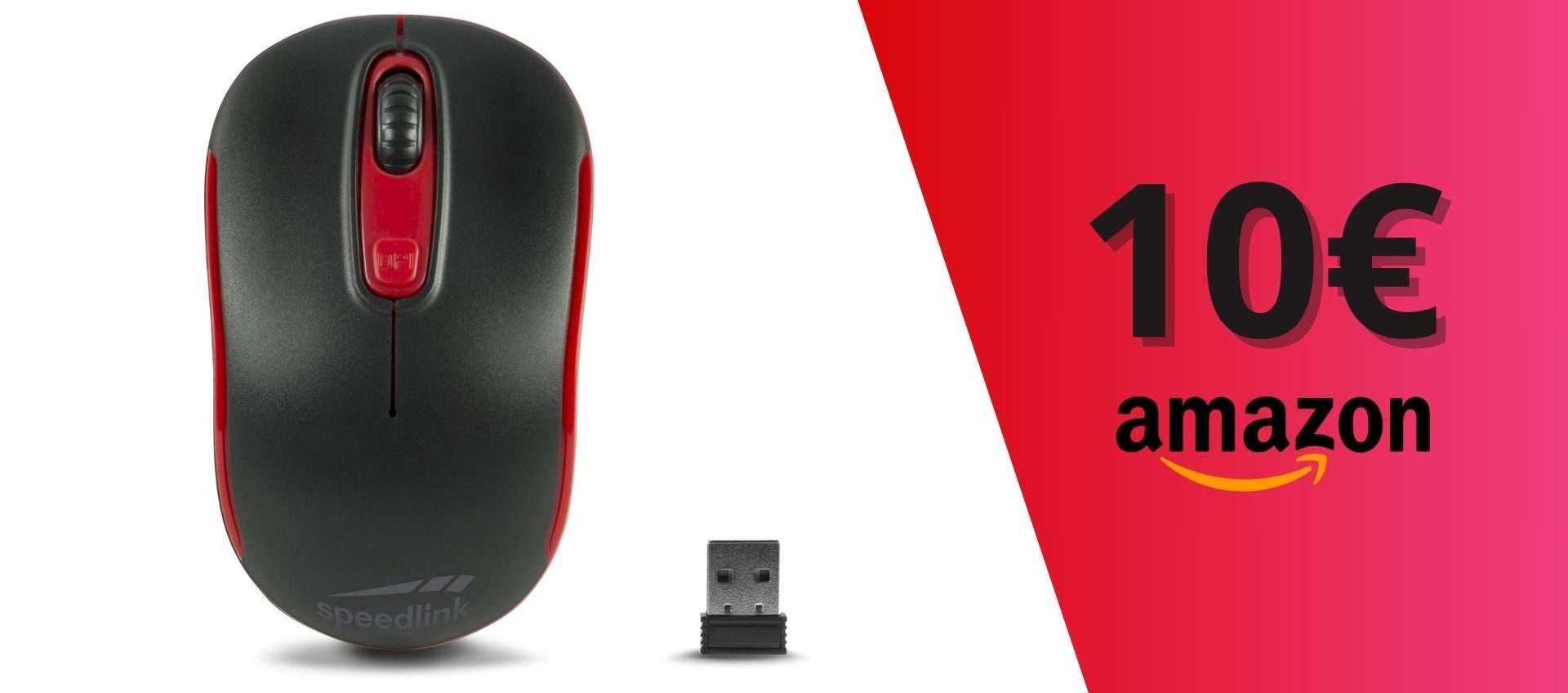 Mouse Wireless Speedlink CEPTICA a soli 10€ con sconto del 10%!