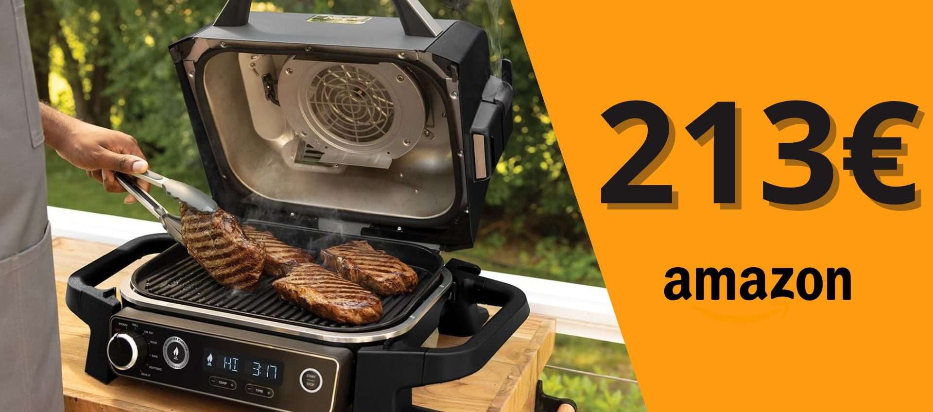 Ninja Woodfire SUPER PREZZO: il BBQ 7-in-1 a 213,99€ (Amazon)!