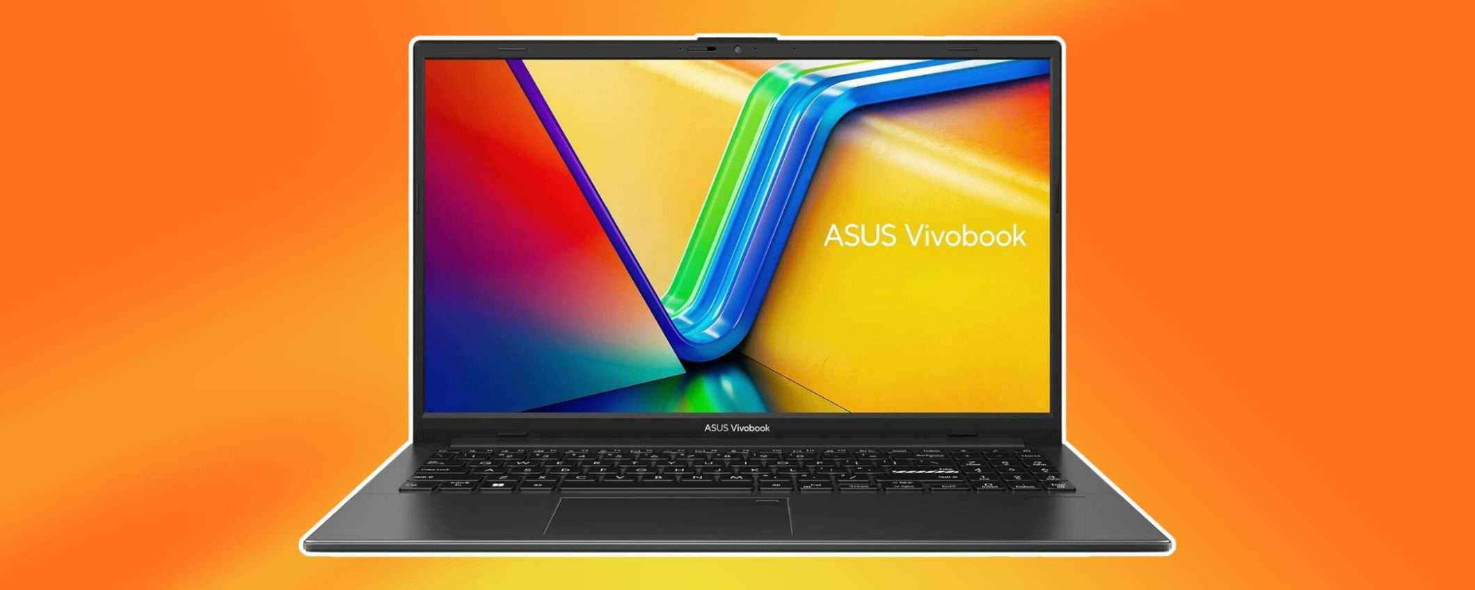 Notebook ASUS Vivobook GO: potente e leggero, in maxi sconto su Amazon