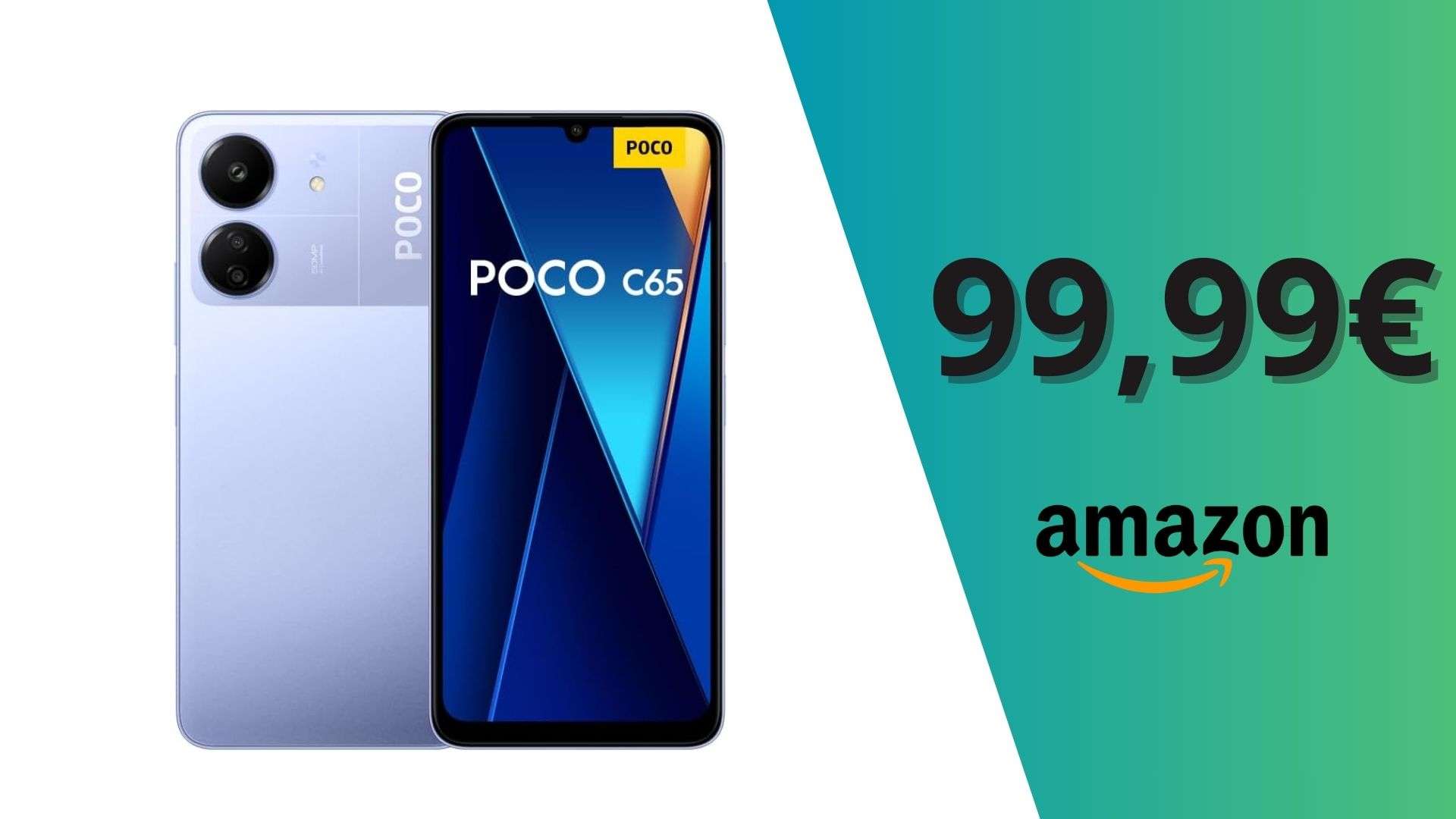 POCO C65, nuovo minimo storico su Amazon: il migliore Android sotto i 100€