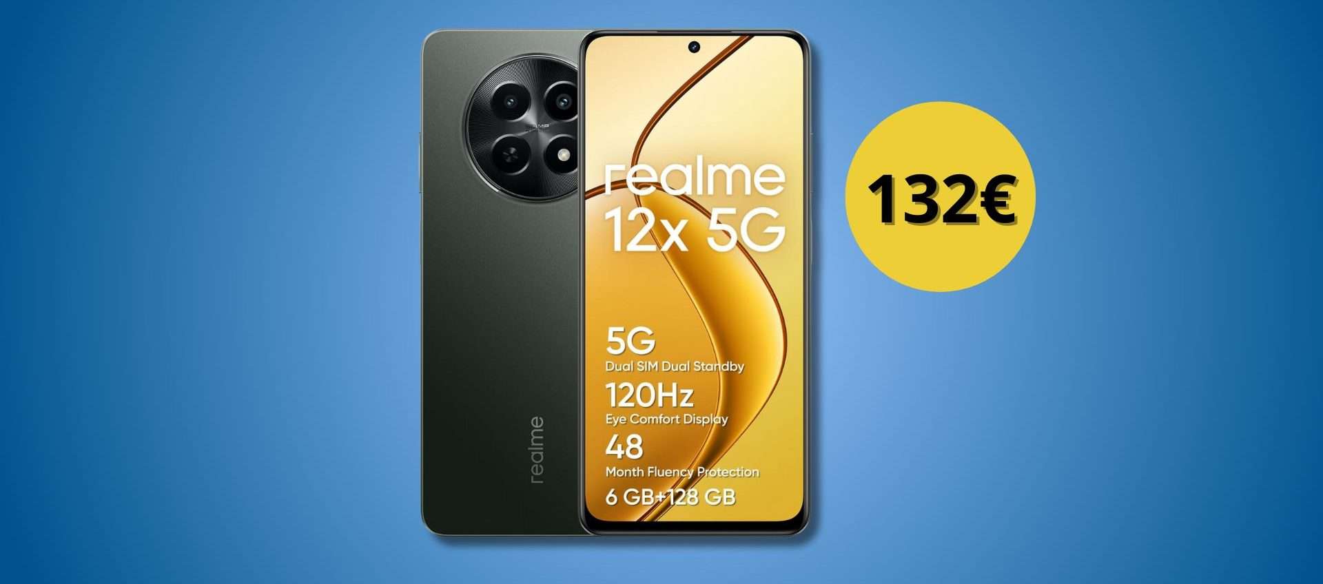 Realme 12X 5G in offerta: appena 132€, è lui l'Android entry-level da prendere oggi