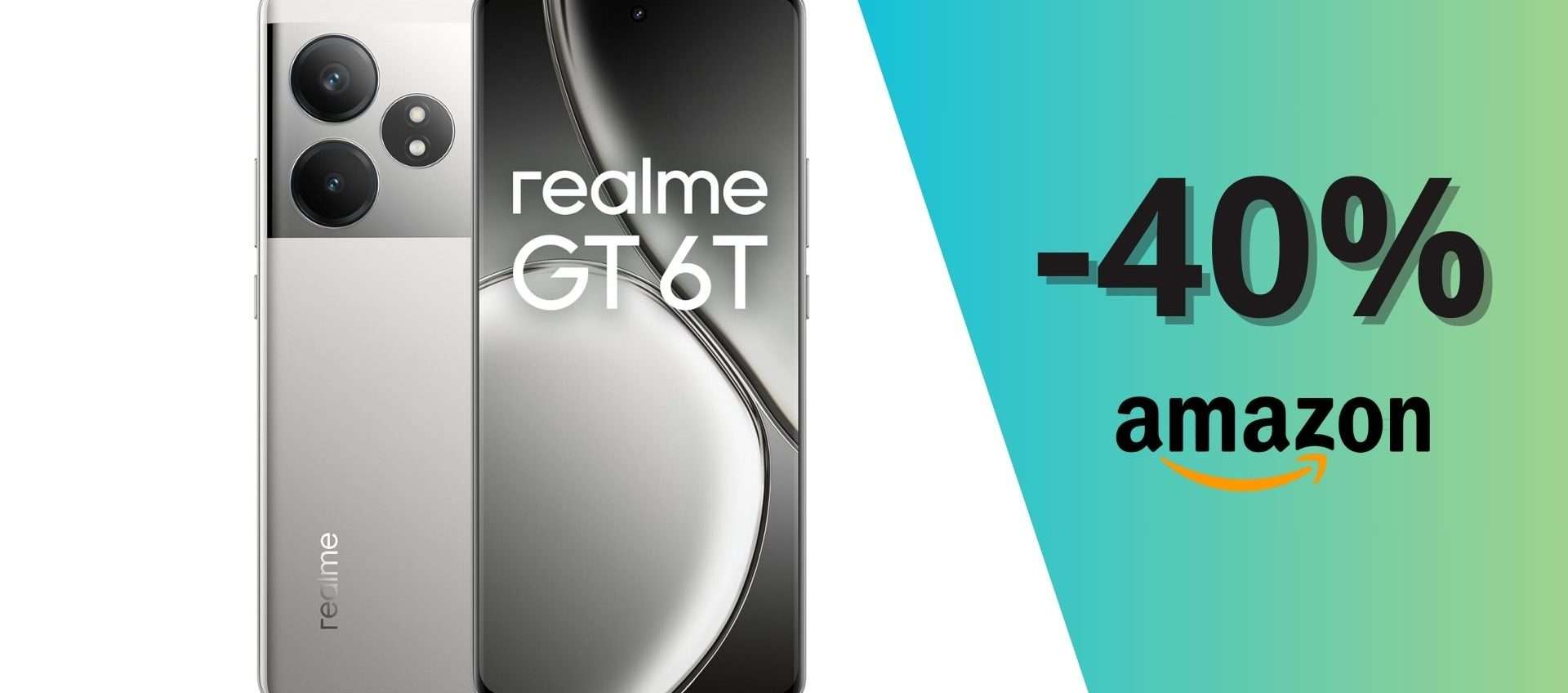 Realme GT 6T 5G 8+256GB a soli 379,99€ con MAXI SCONTO del 31%