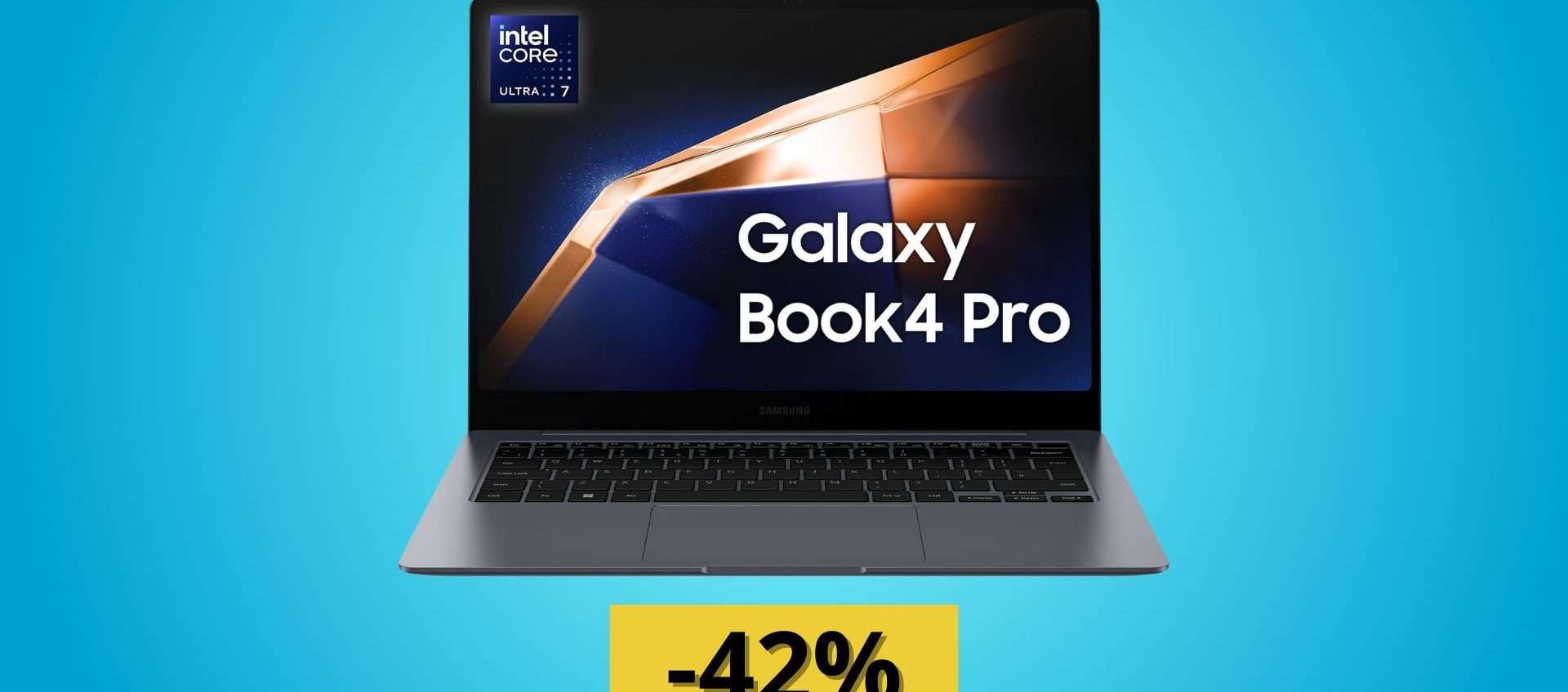 Samsung Galaxy Book4 Pro: potenza e design con il 42% di sconto