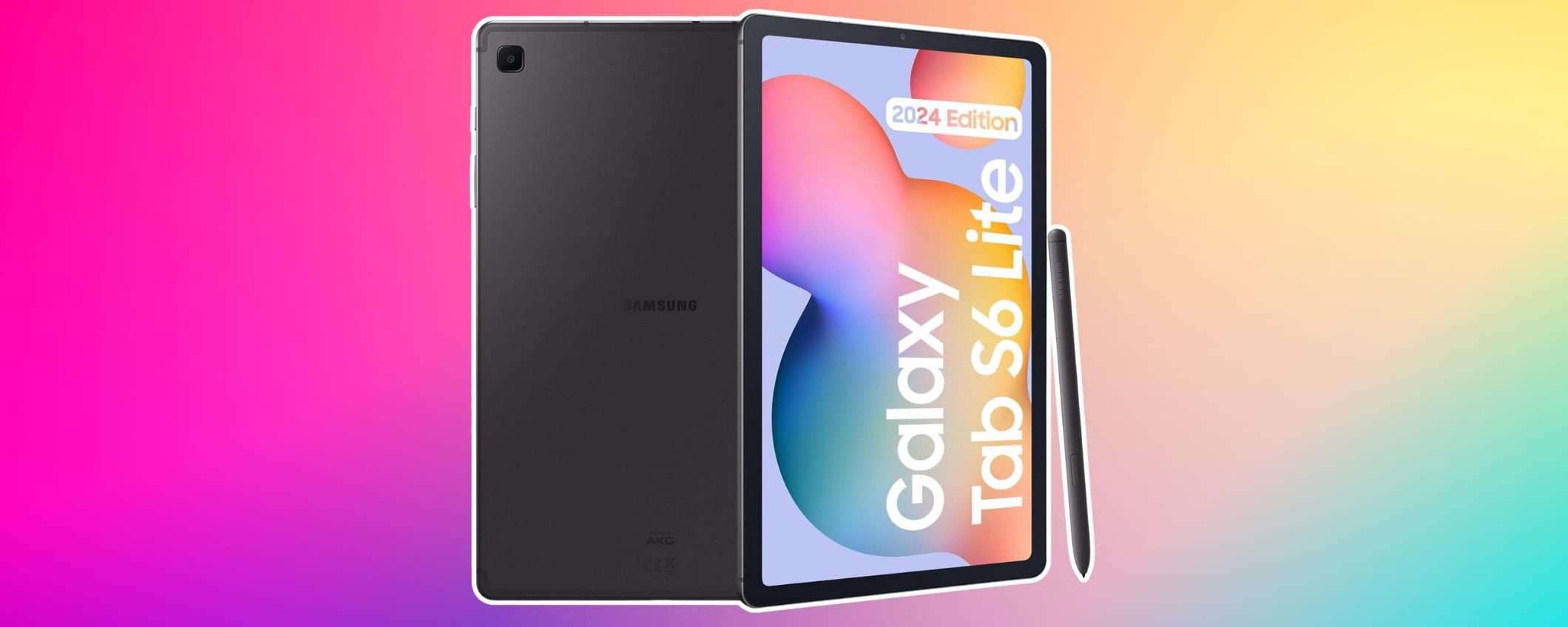 Samsung Galaxy Tab S6 Lite (2024): sconto al MINIMO su Amazon e pagamento A RATE