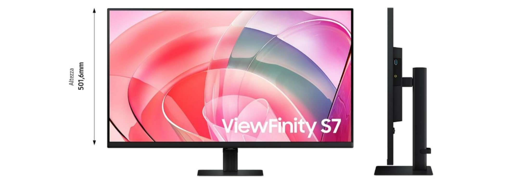 Samsung Monitor ViewFinity S7: alta risoluzione e funzionalità di cui non potrai più fare a meno