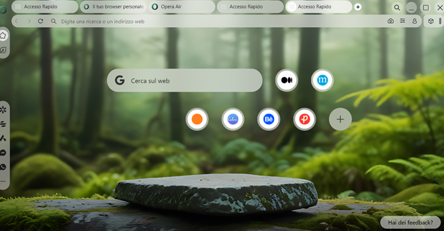 Opera Air il browser del cambiamento: consapevolezza, calma e benessere