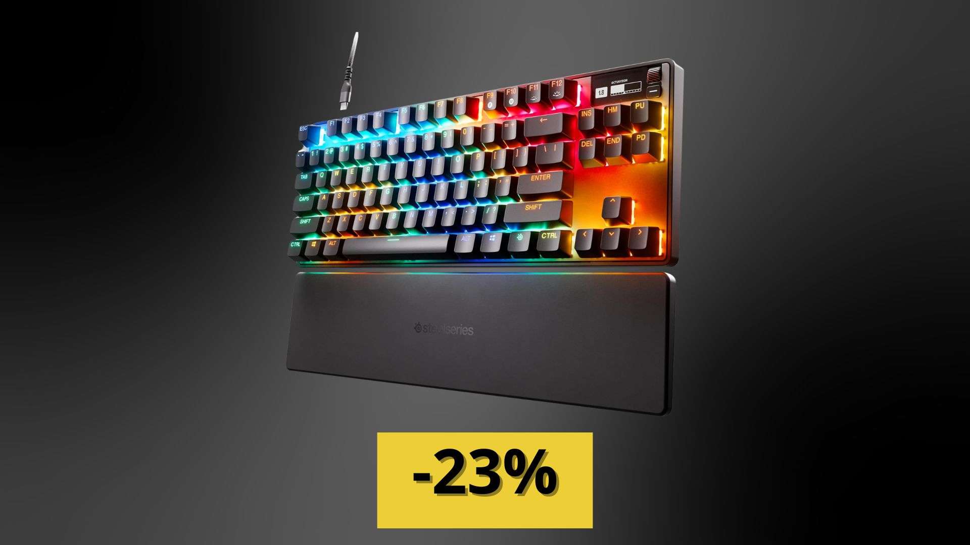 SteelSeries Apex Pro TKL HyperMagnetic: velocissima e in SUPER offerta su Amazon