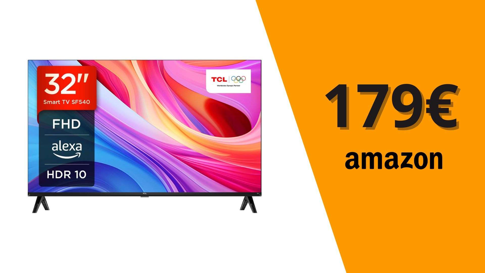 Smart TCL da 32″, che prezzo! Su Amazon è tua a 129,99€ (ultime rimaste)