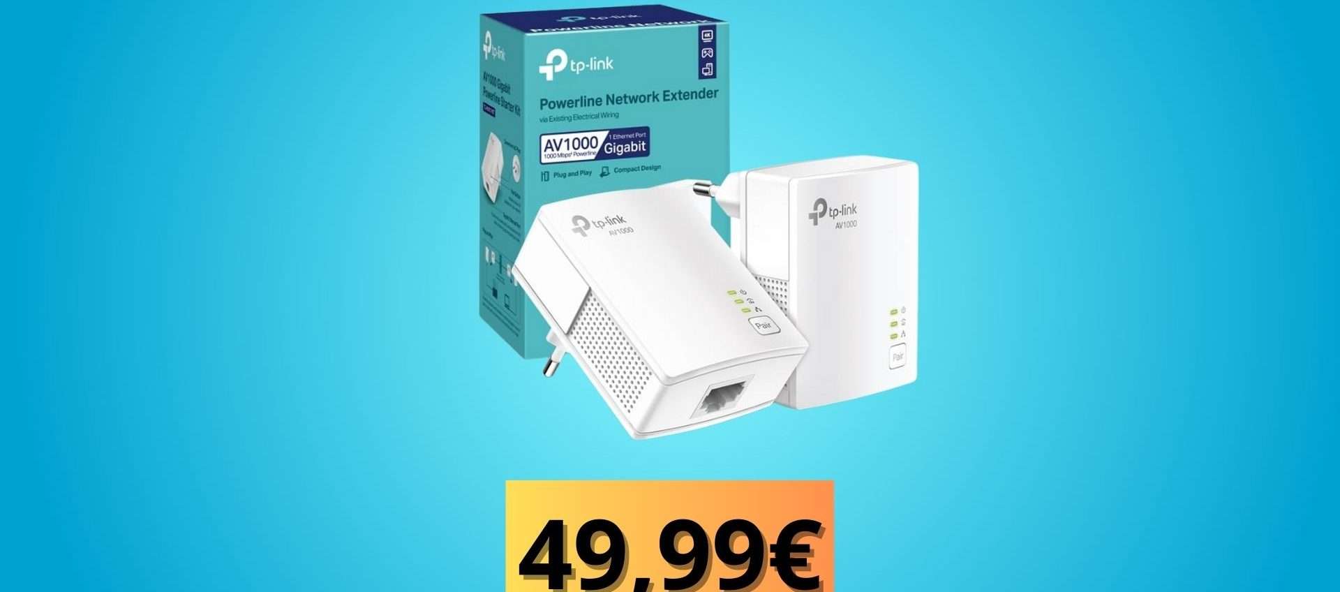 TP Powerline in offerta a meno di 50€: internet passa attraverso la presa elettrica