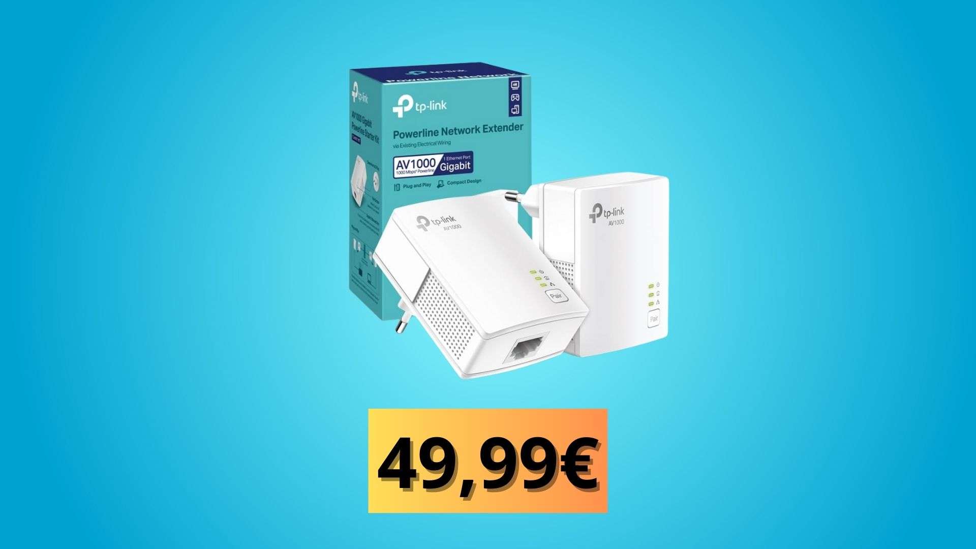 TP Powerline in offerta a meno di 50€: internet passa attraverso la presa elettrica