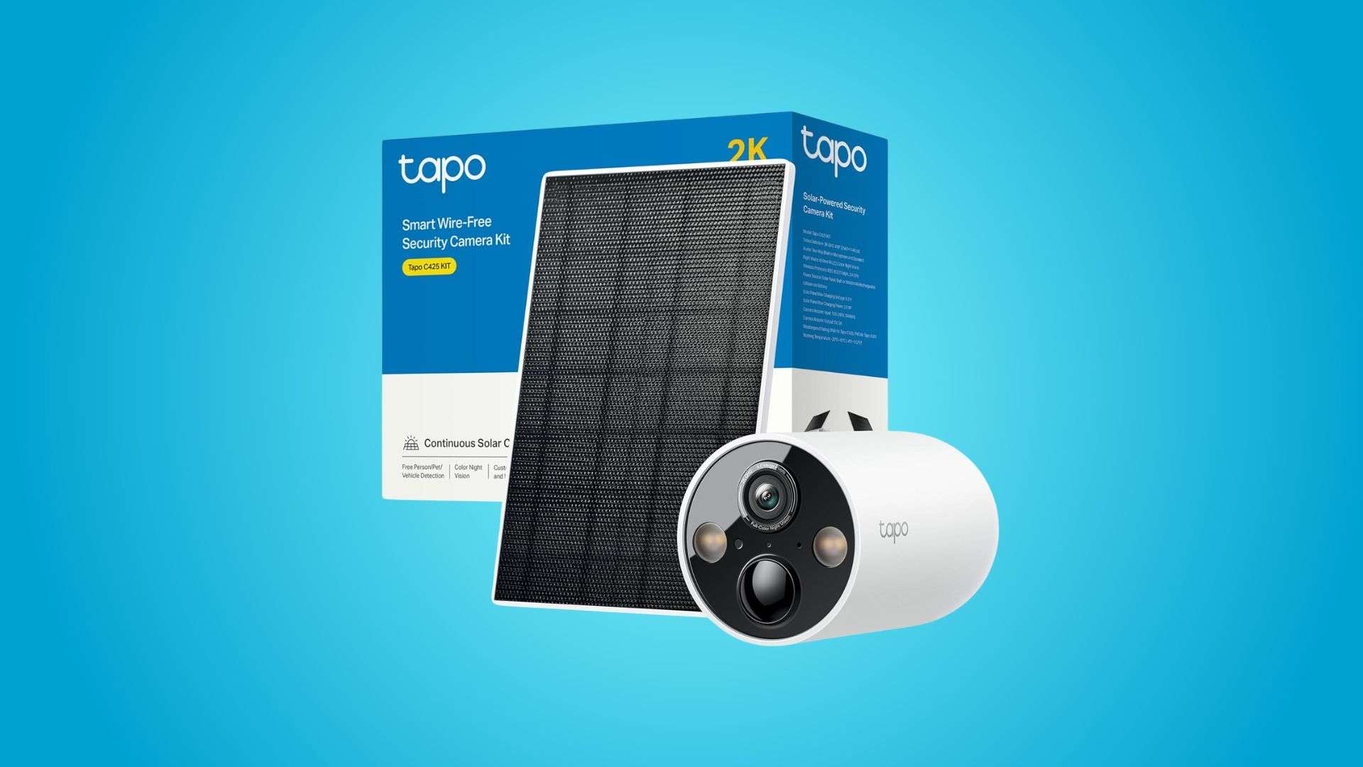 Tapo C425 KIT: telecamera Wi-Fi con alimentazione solare a meno di 90€