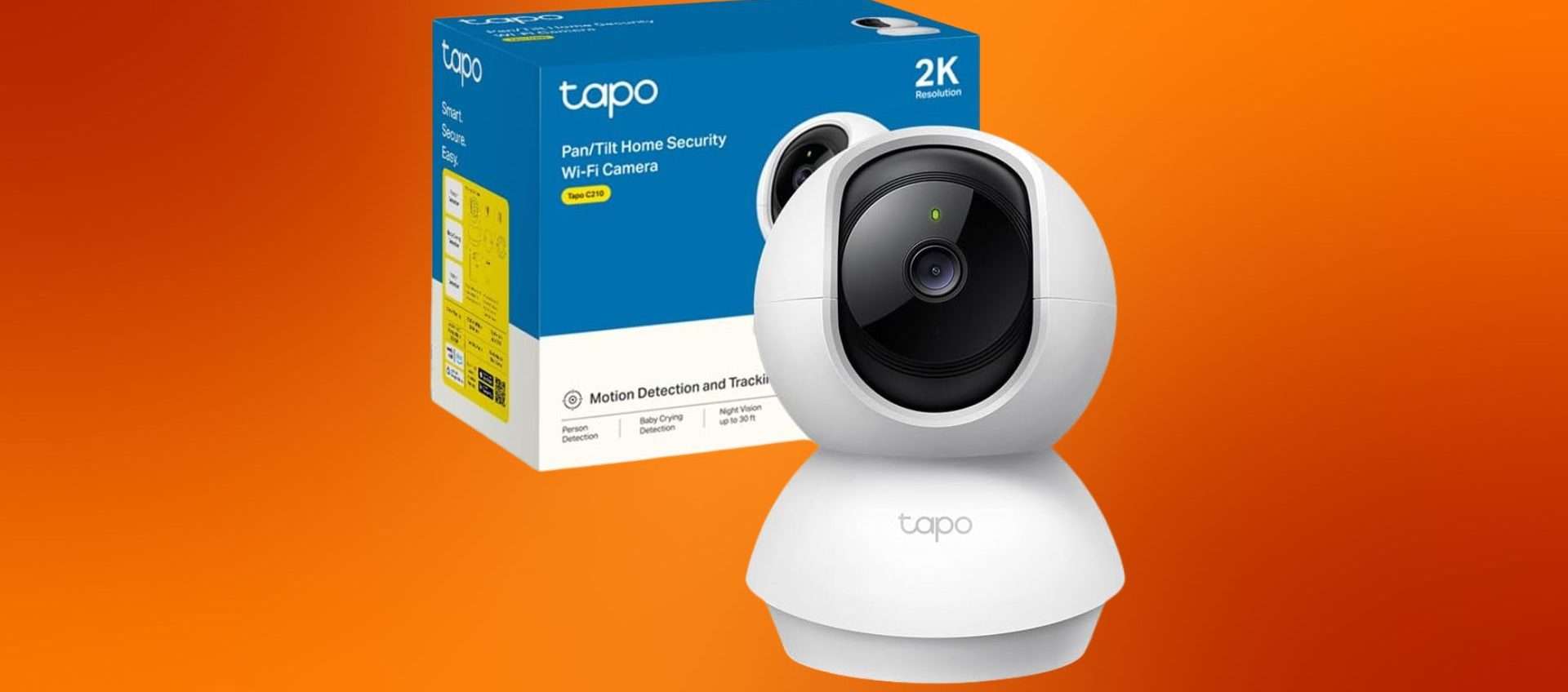 Tapo C210: la telecamera Wi-Fi 2K in offerta su Amazon a 22,99€