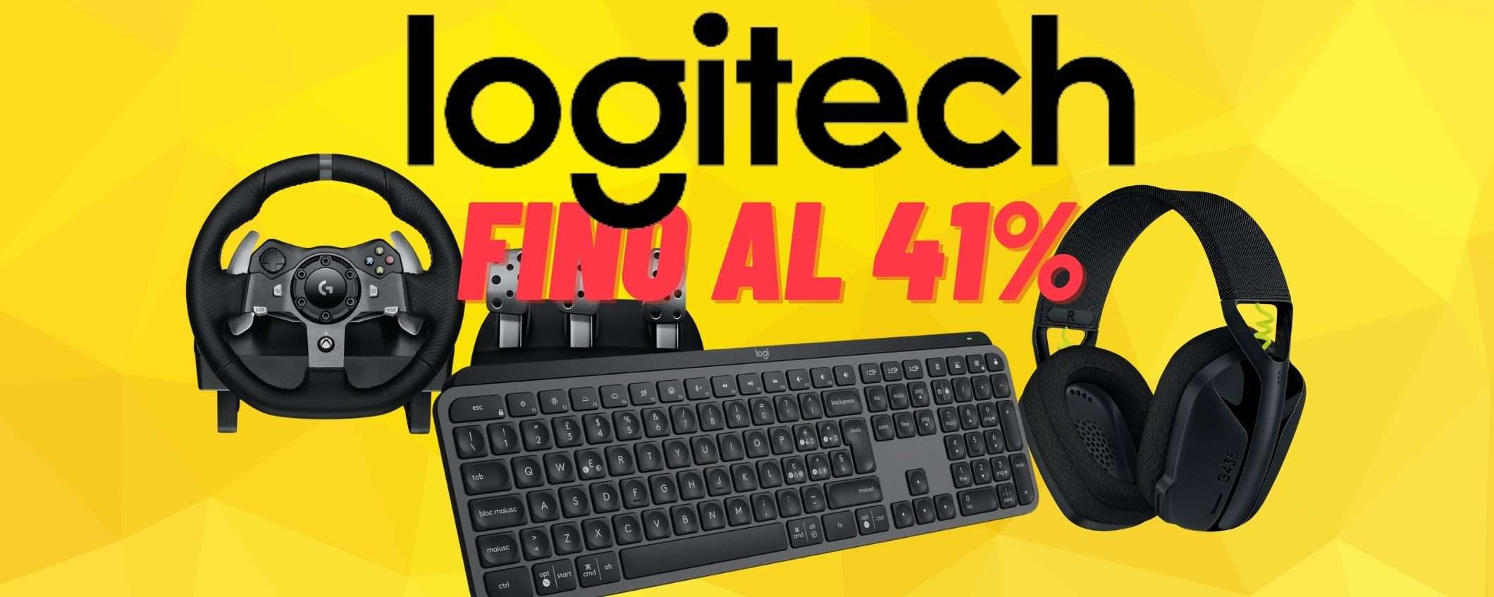 Bestseller Logitech: su Amazon sconti fino al 41% su 5 dispositivi pazzeschi