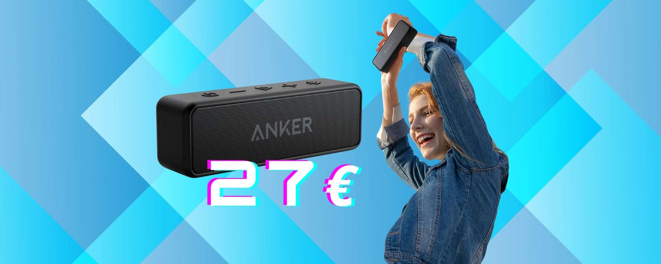 Cassa Bluetooth portatile Anker soundcore 2: suono potente e prezzo mini