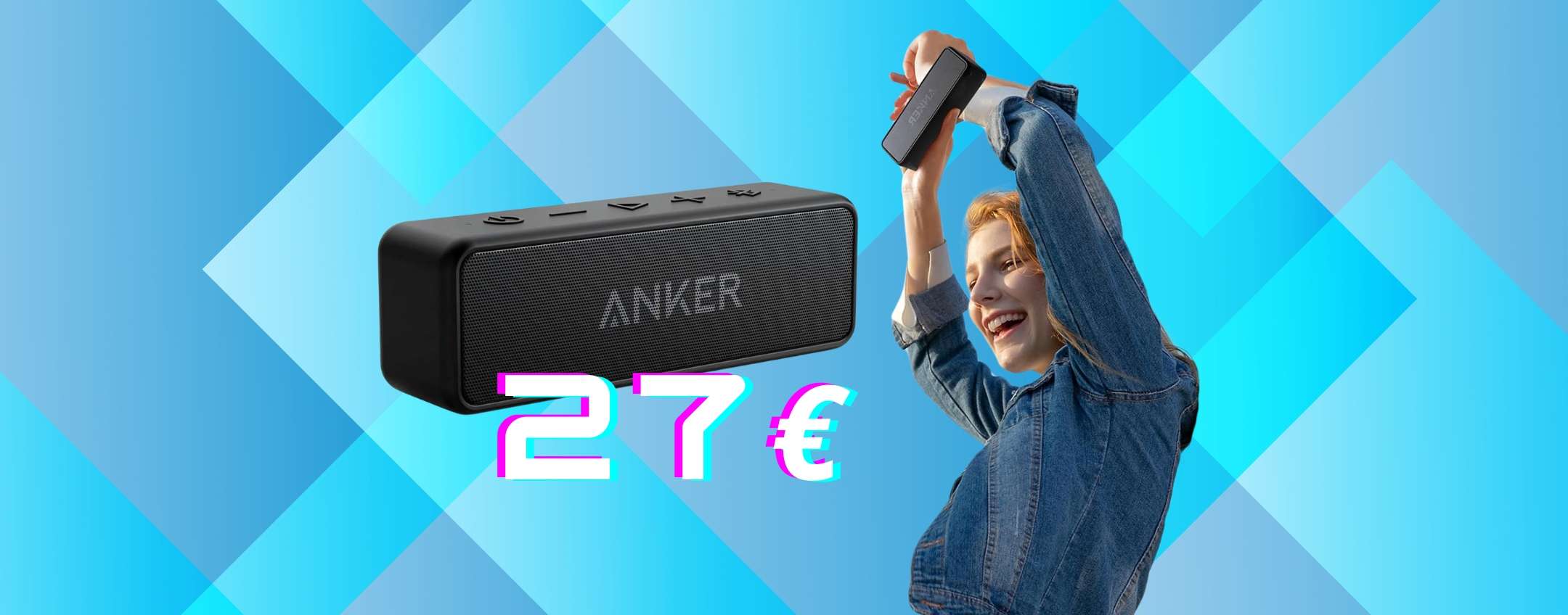 Cassa Bluetooth portatile Anker soundcore 2: suono potente e prezzo mini