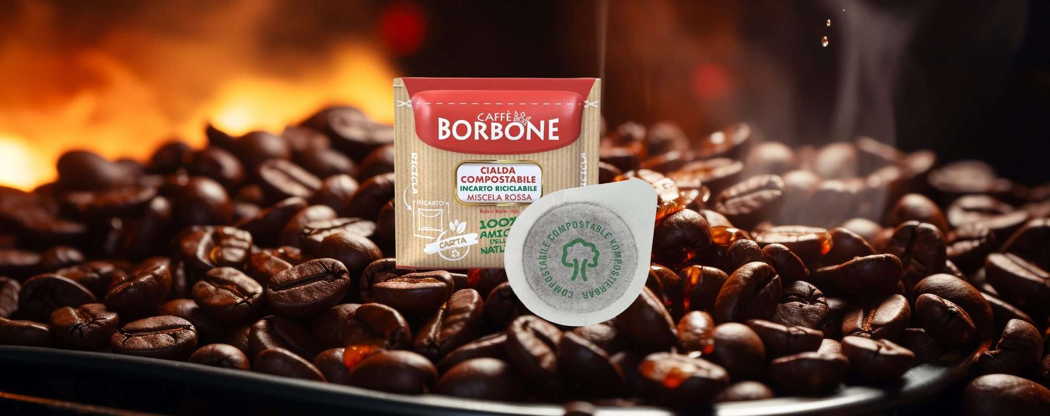 Cialde Caffè Borbone: le Buonissime Miscela Rossa a 0,18€ l'una