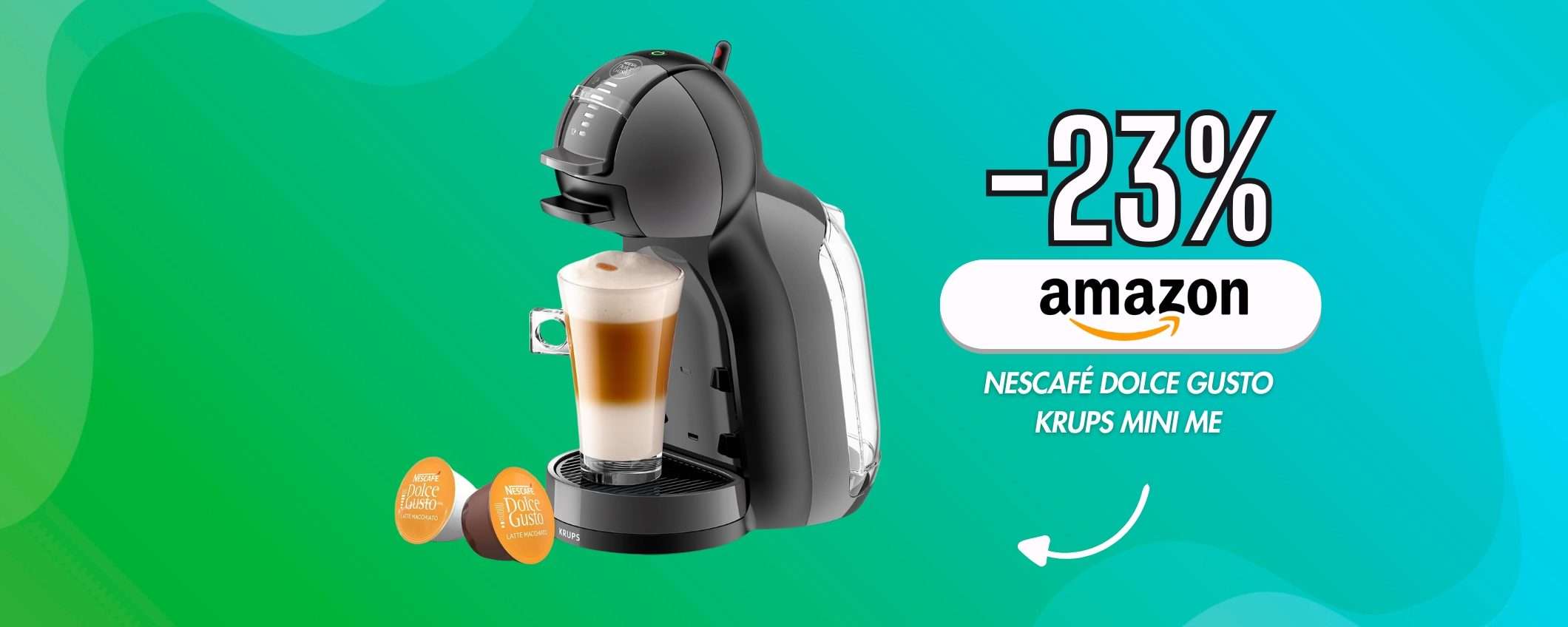 NESCAFÉ DOLCE GUSTO Mini Me scende a soli 60€ con buono regalo